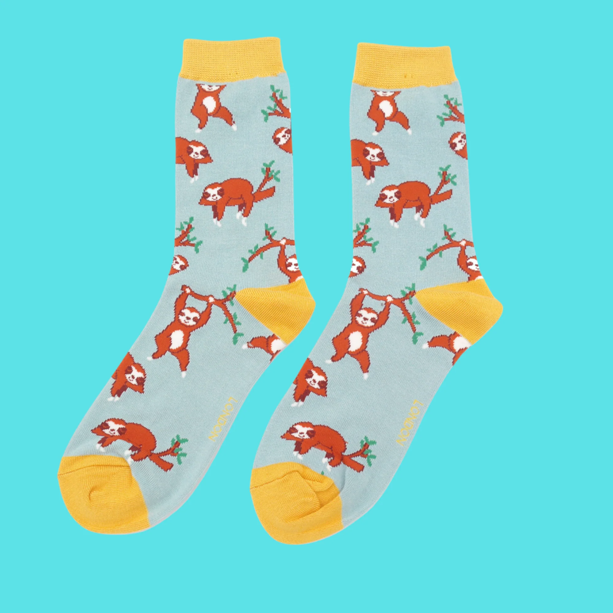 Sloths Bamboo Socks - Miss Sparrow - Image 7