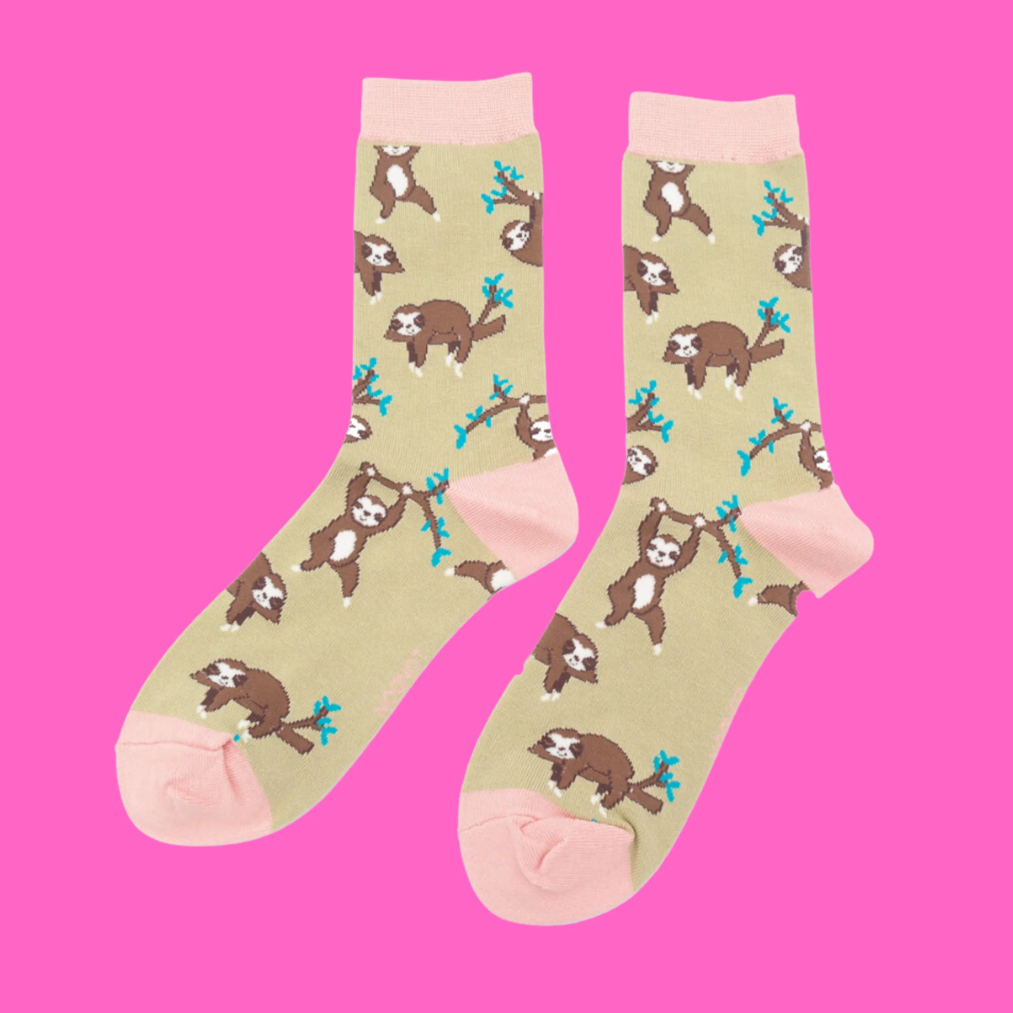 Sloths Bamboo Socks - Miss Sparrow - Image 9