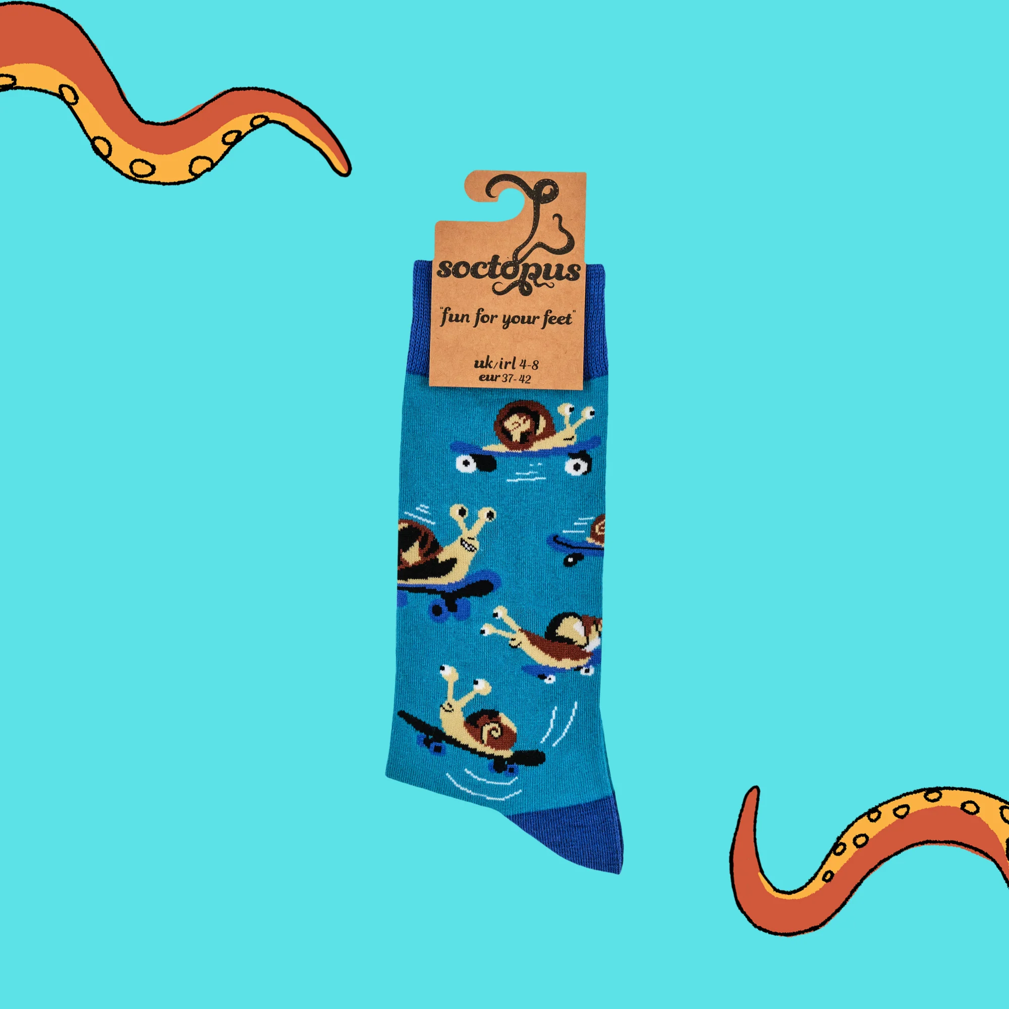 Snail Socks - Snail Boarder - Image 5