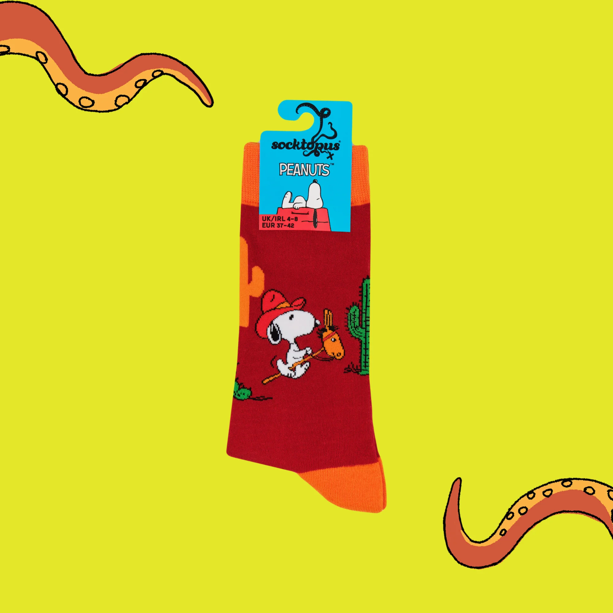 Snoopy Howdy Cowboy Socks - Peanuts - Image 4