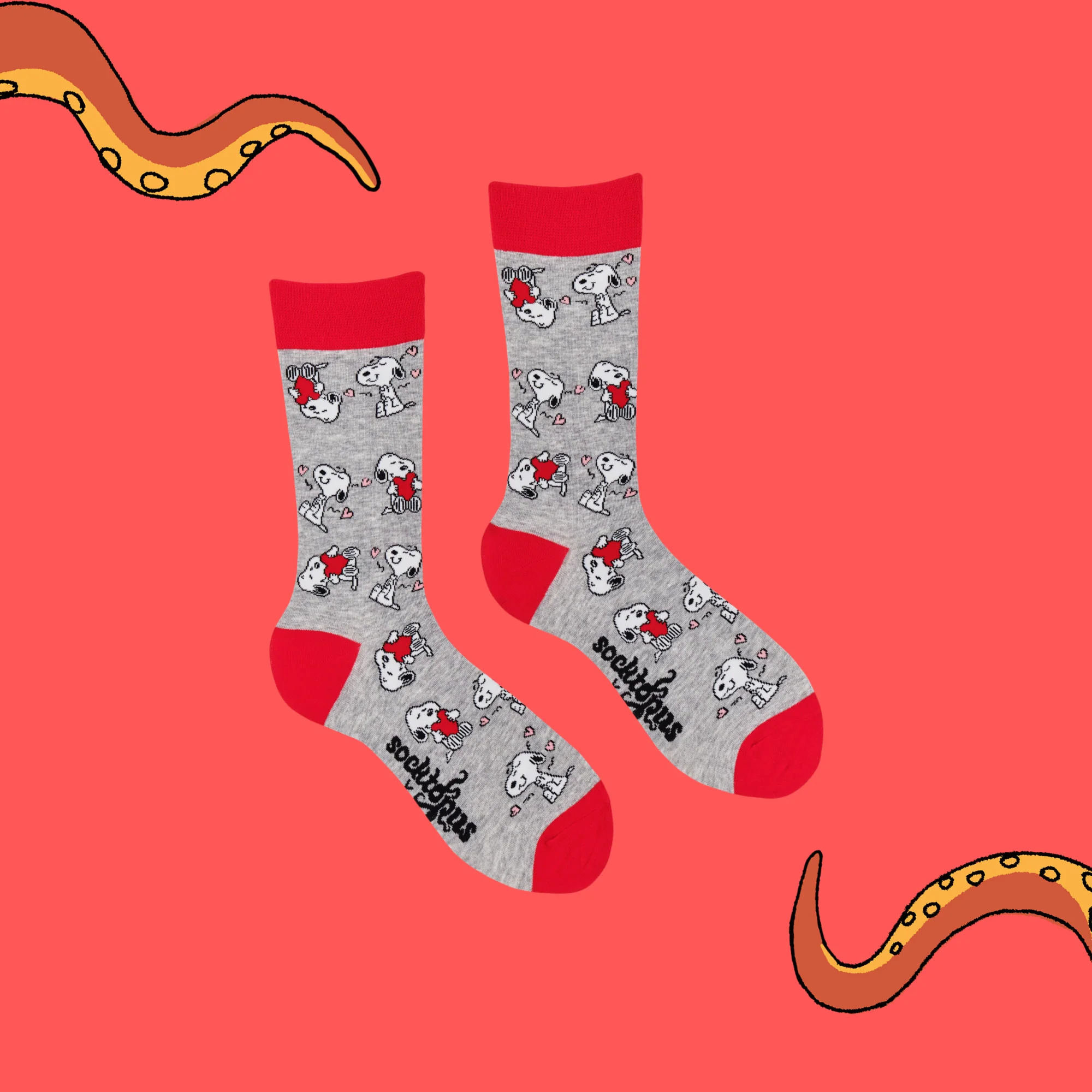 Snoopy in Love Socks - Peanuts - Image 3