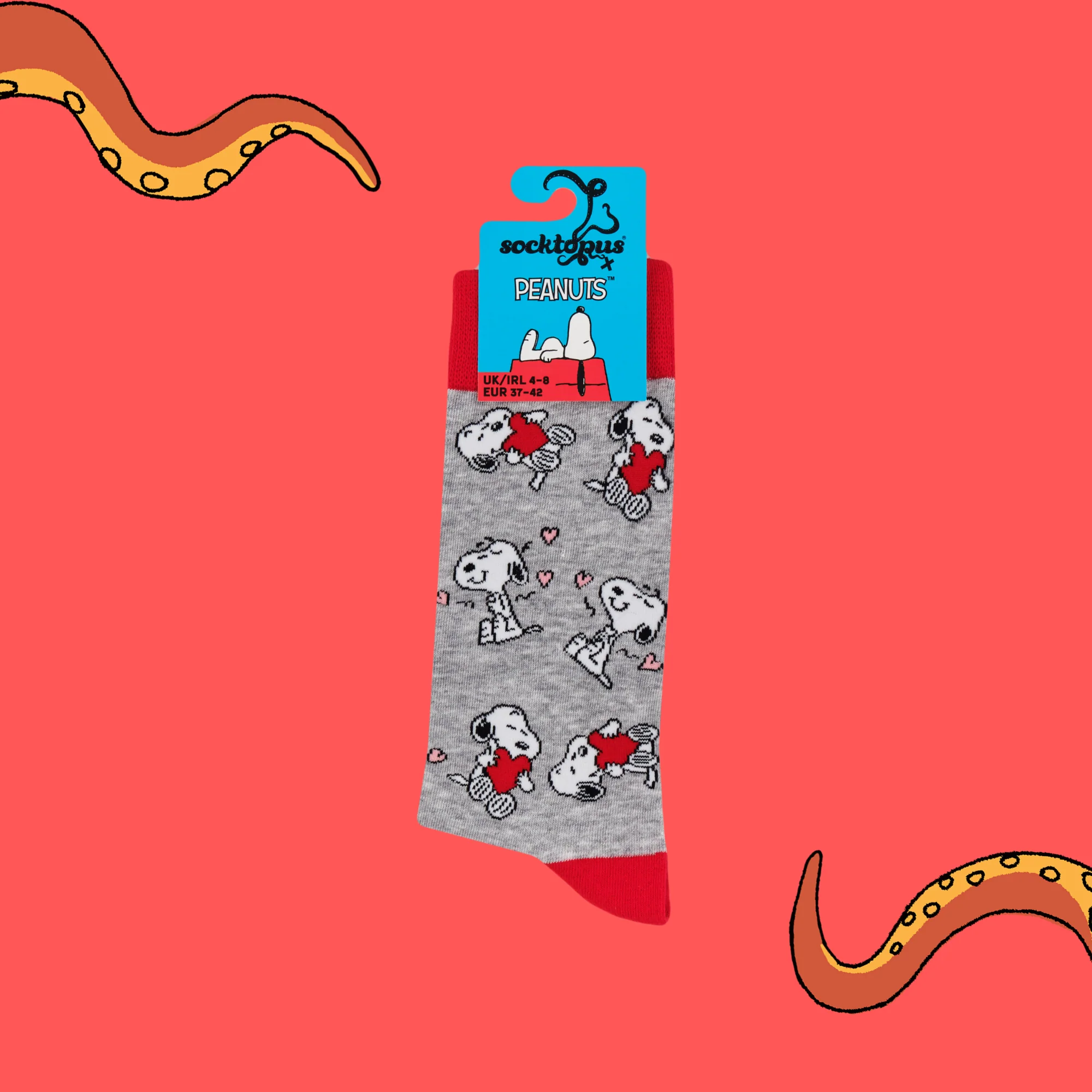 Snoopy in Love Socks - Peanuts - Image 4