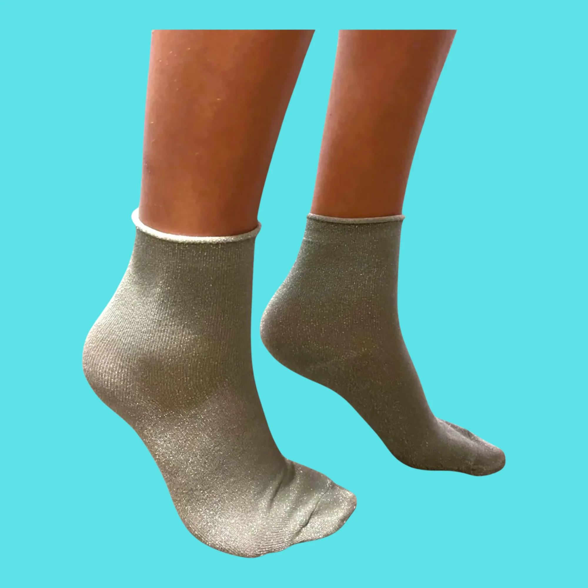 Sparkly Lurex Socks - Image 3