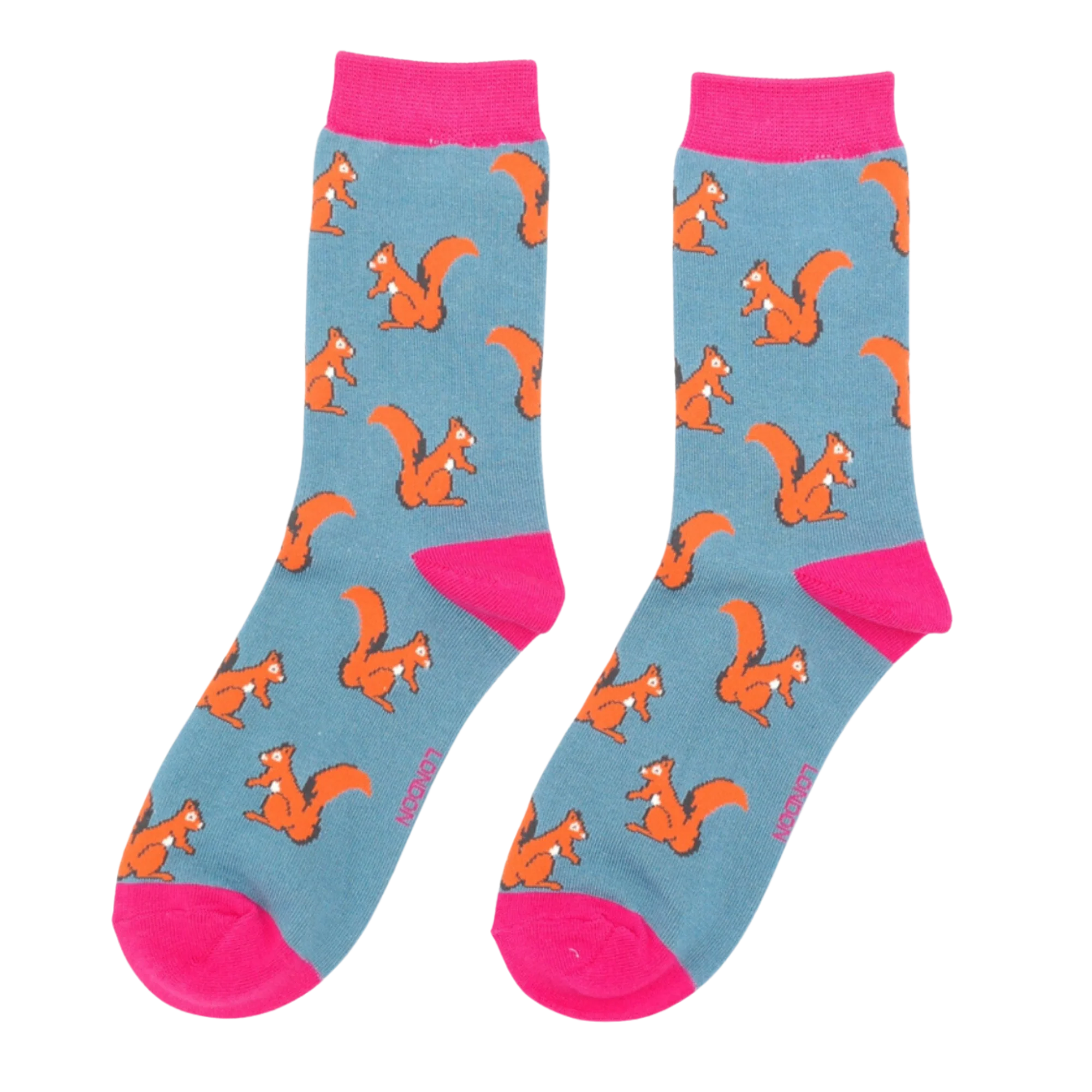 Squirrels Bamboo Socks - Miss Sparrow - Image 3