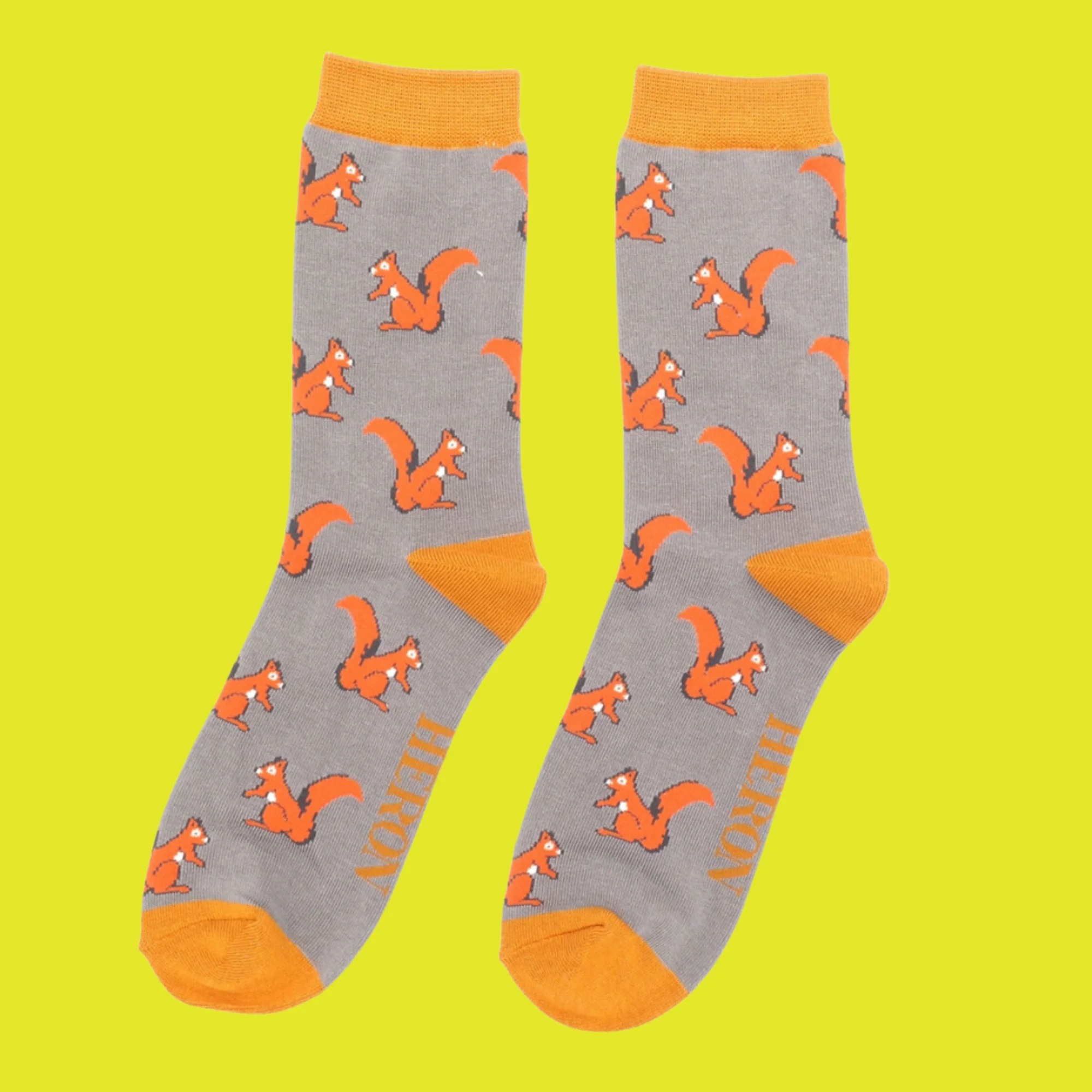 Squirrels Bamboo Socks - Miss Sparrow - Image 4
