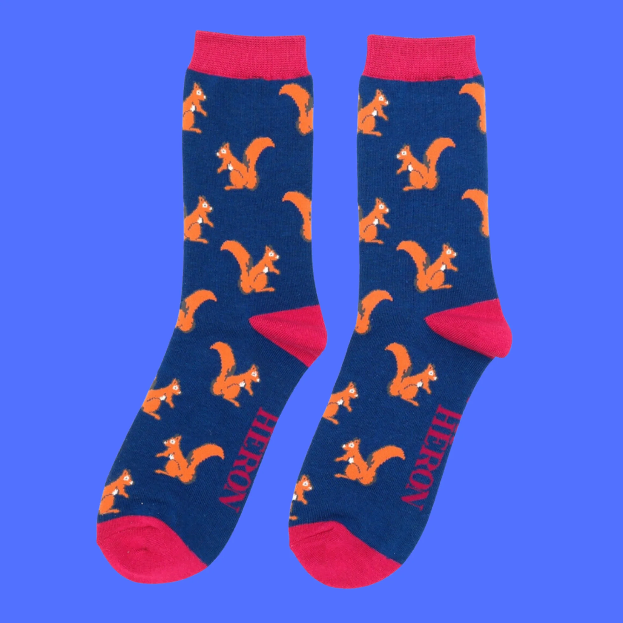 Squirrels Bamboo Socks - Miss Sparrow - Image 5