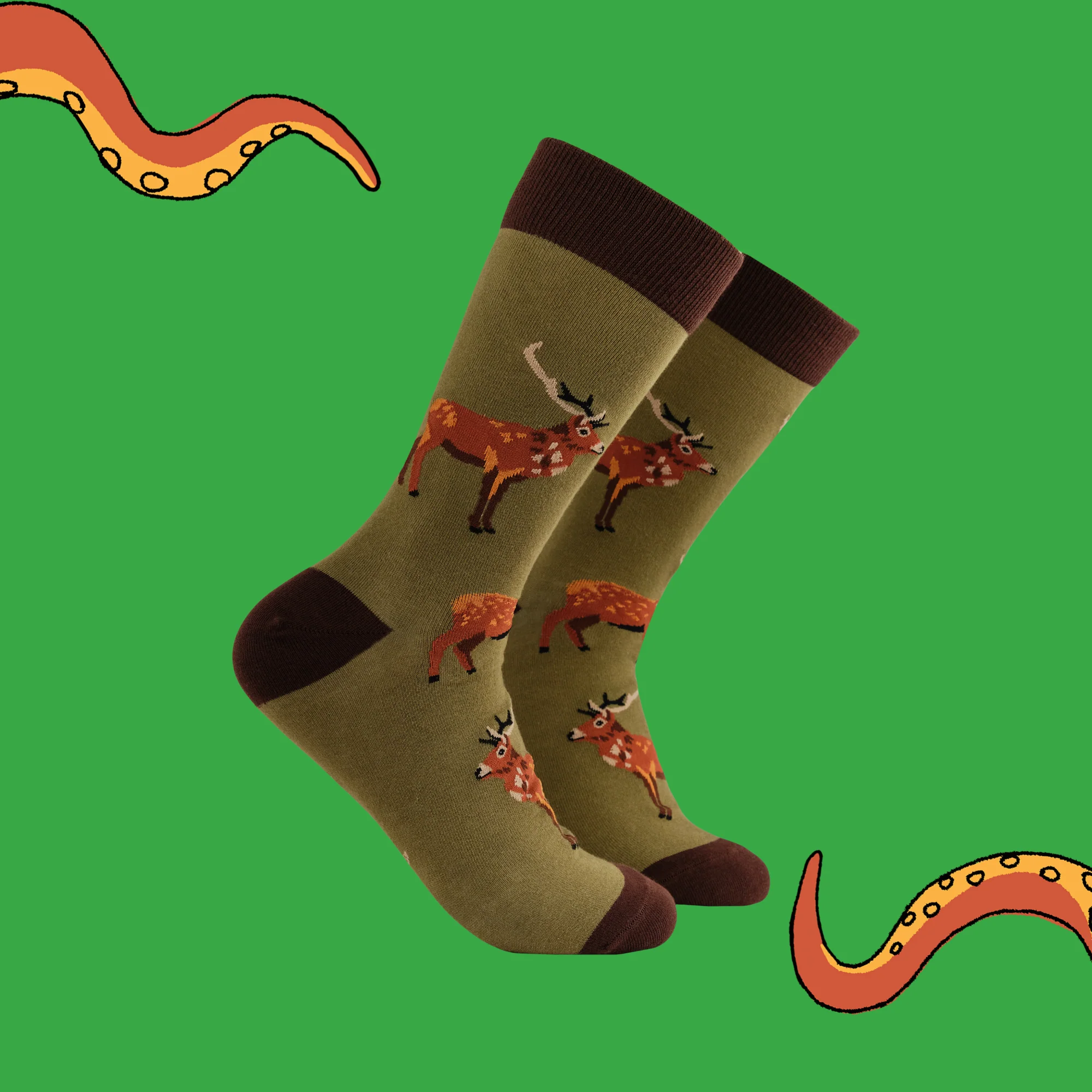 Bamboo Socks - Stag - Stuck in a Rut - Image 2