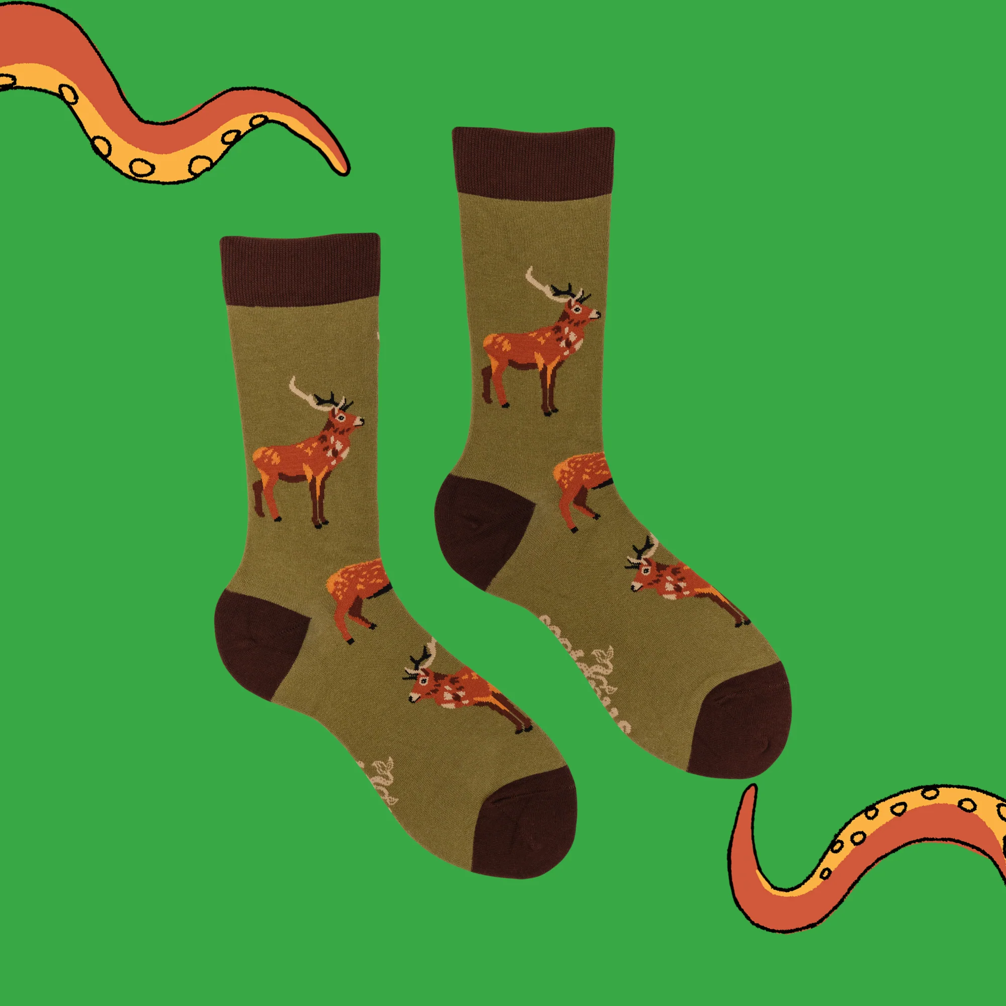 Bamboo Socks - Stag - Stuck in a Rut - Image 3