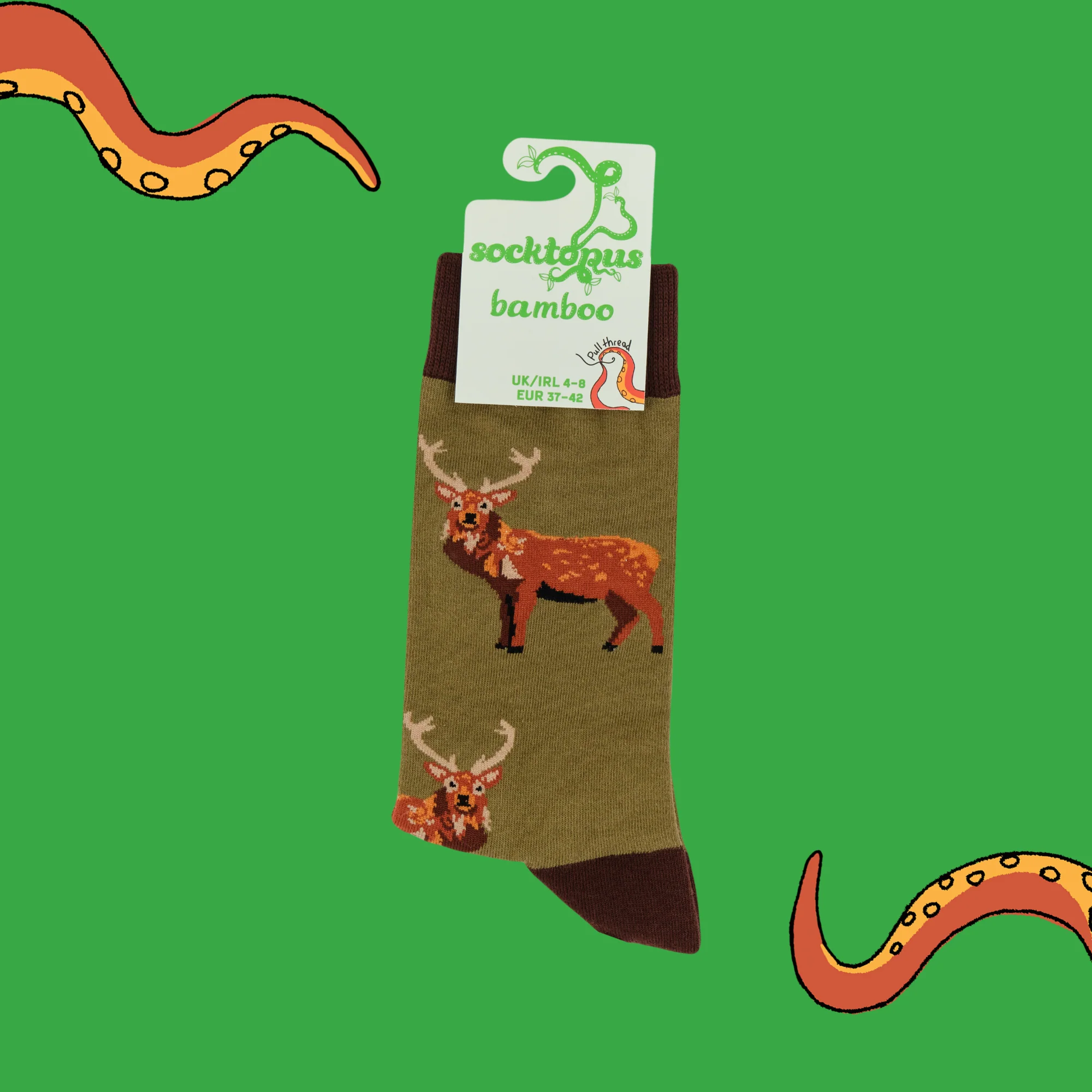 Bamboo Socks - Stag - Stuck in a Rut - Image 4