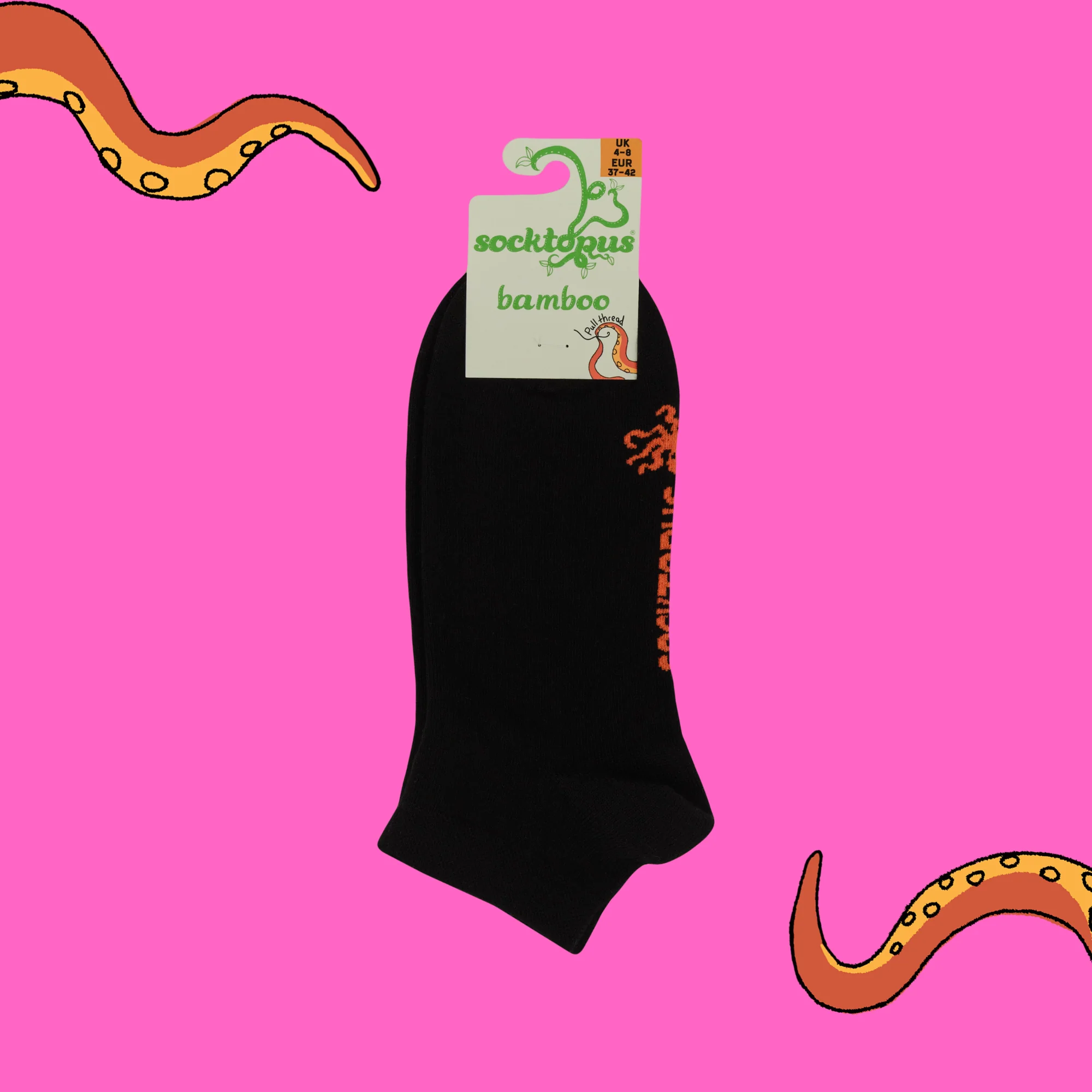 Stout - Bamboo Colours Trainer Socks - Image 3