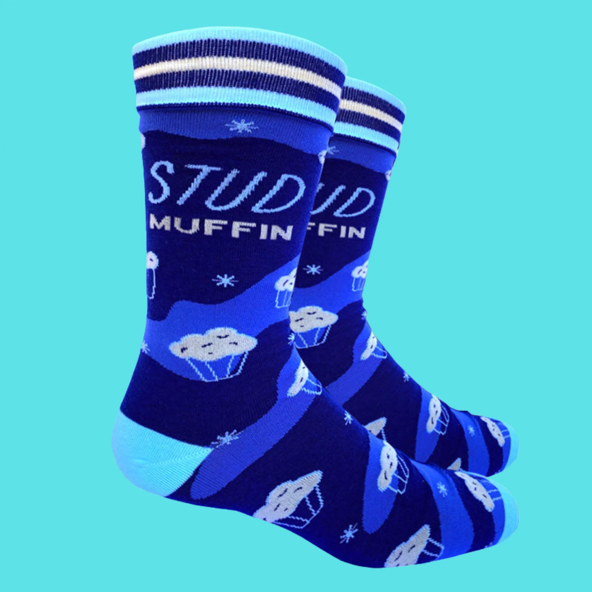 Stud Muffin Slogan Socks - Image 2