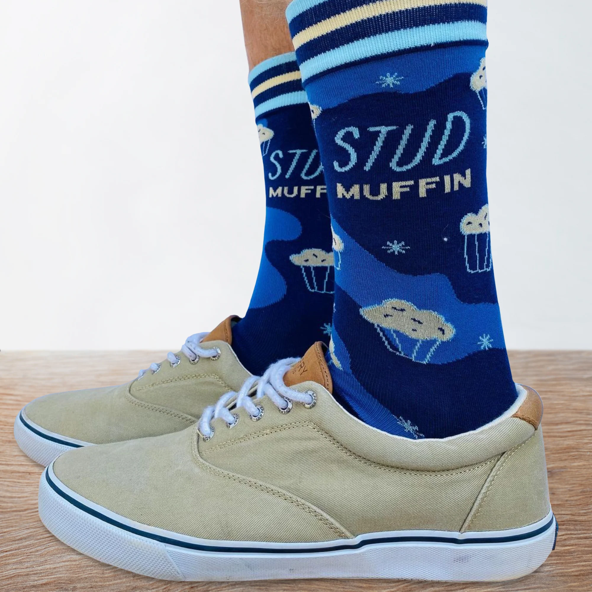 Stud Muffin Slogan Socks - Image 3