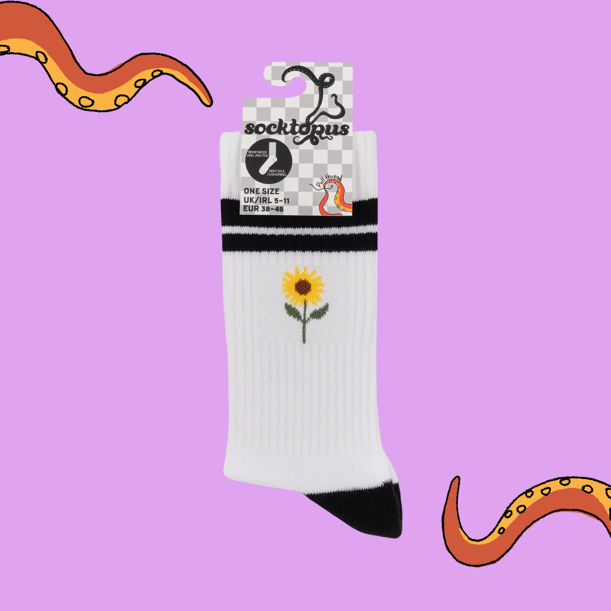 Sunflowers Athletic Socks - Image 4