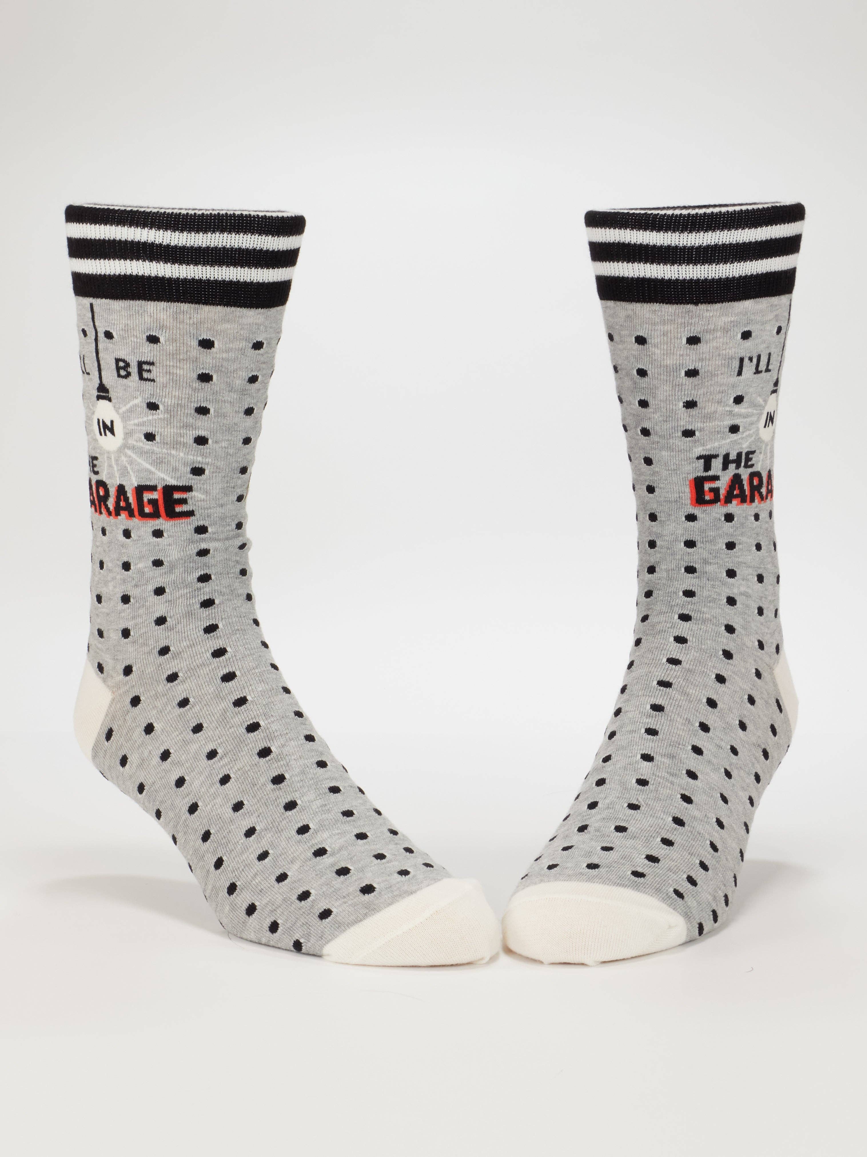 I'll Be In The Garage Socks - Image 3