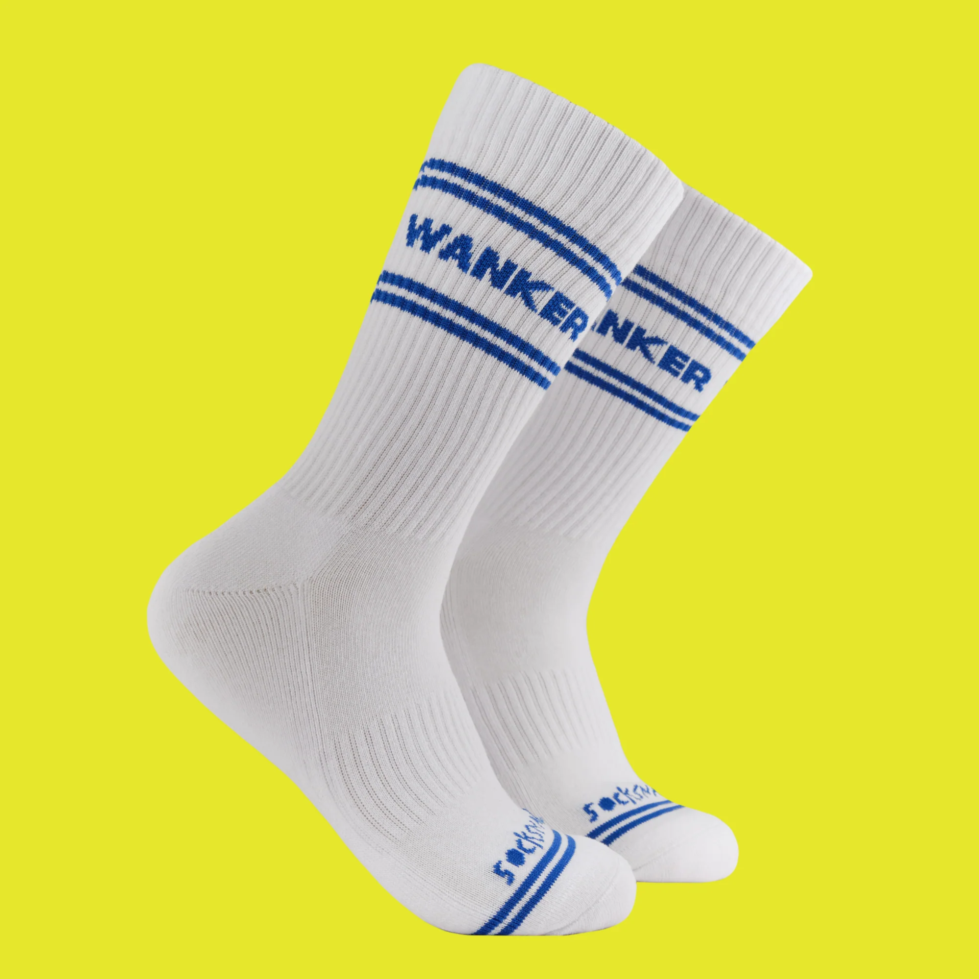 Sweary Sport Socks - Wanker - Image 2