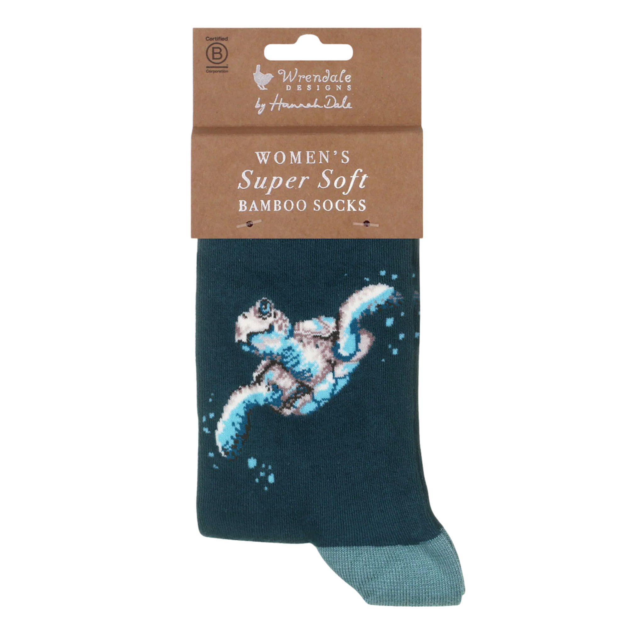 Swimming School' Turtle Bamboo Socks