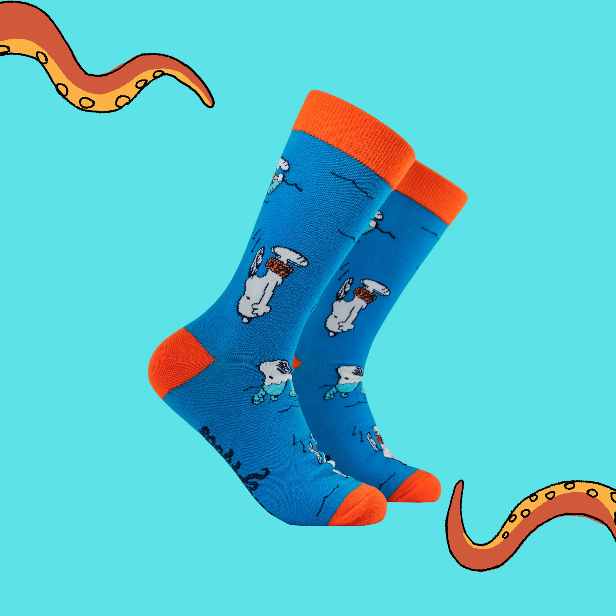 Swimming Snoopy Socks - Peanuts - Image 2