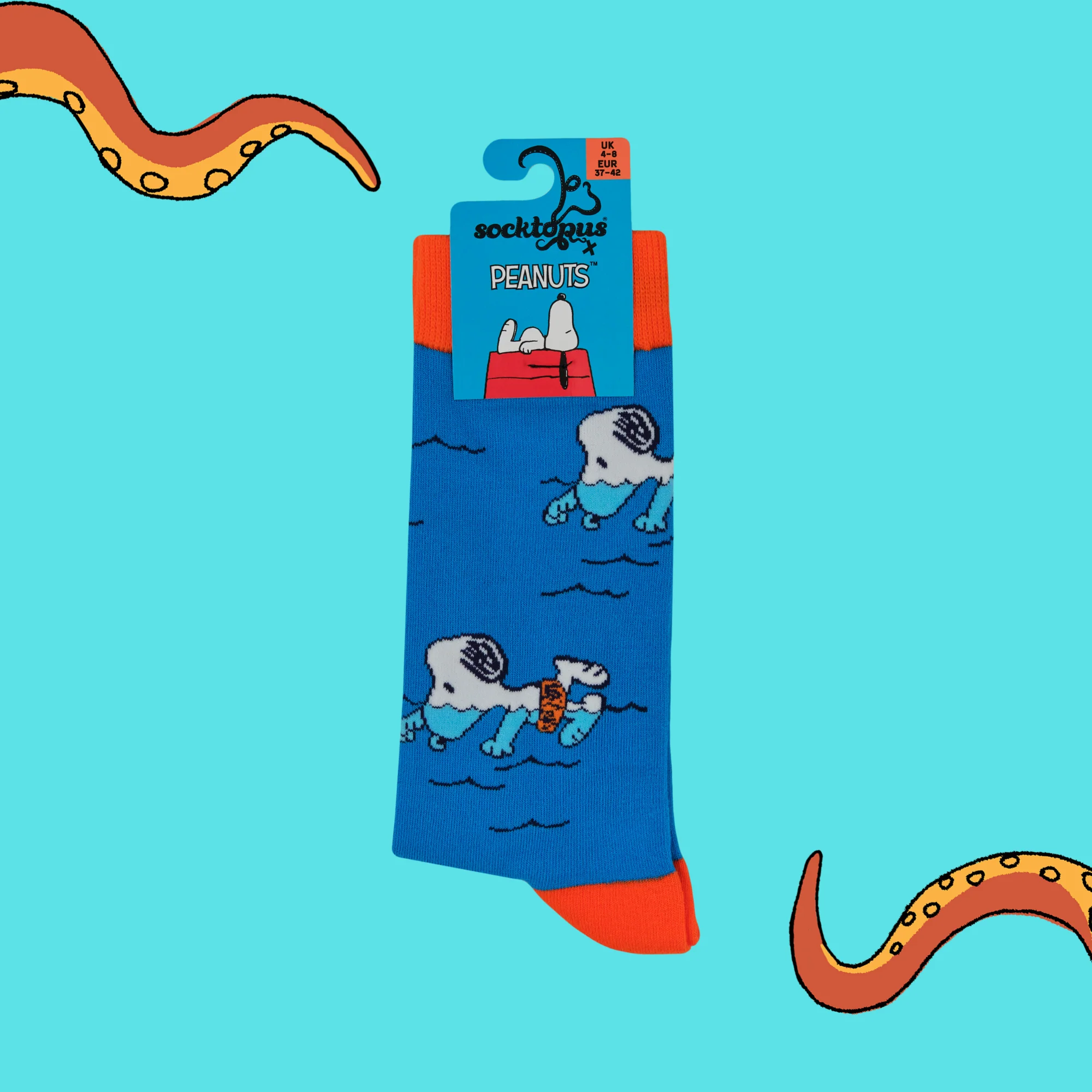 Swimming Snoopy Socks - Peanuts - Image 4