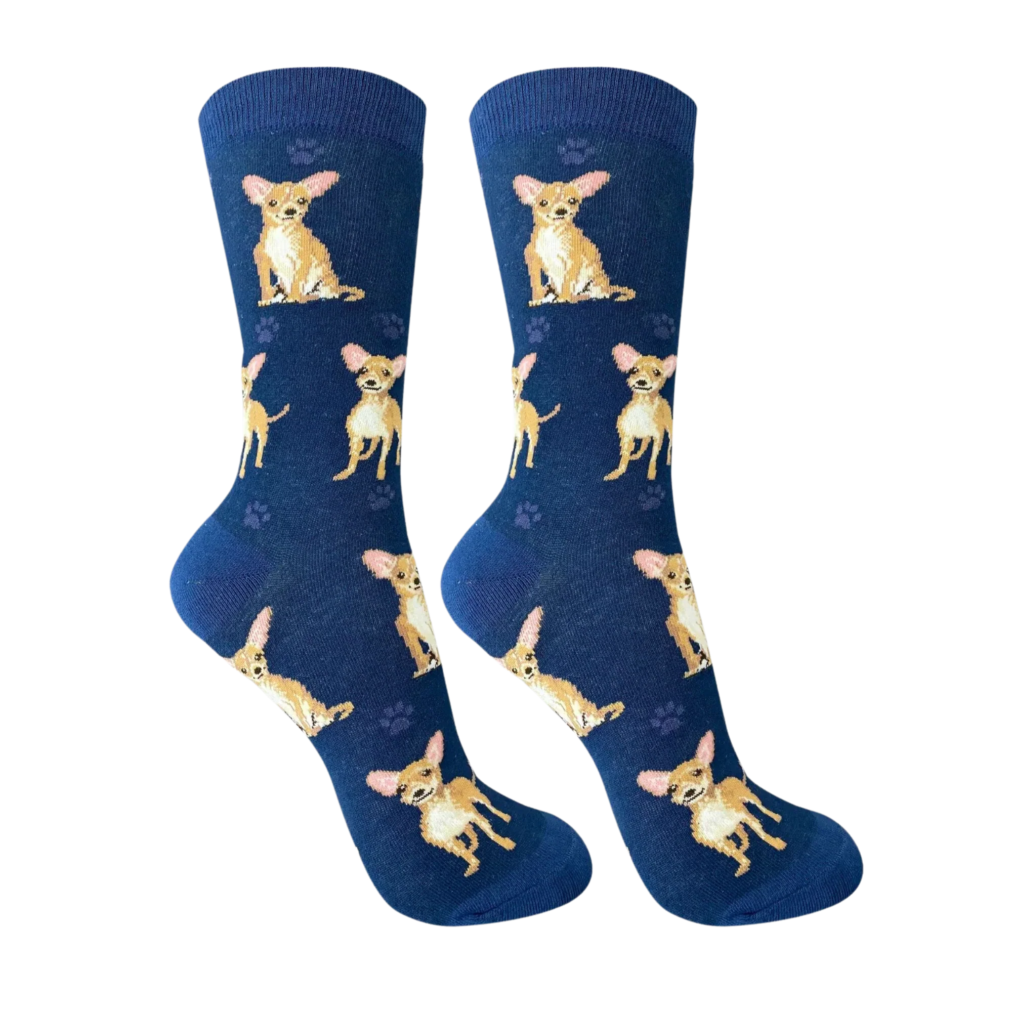 Tan Chihuahua Dog Full Body Socks