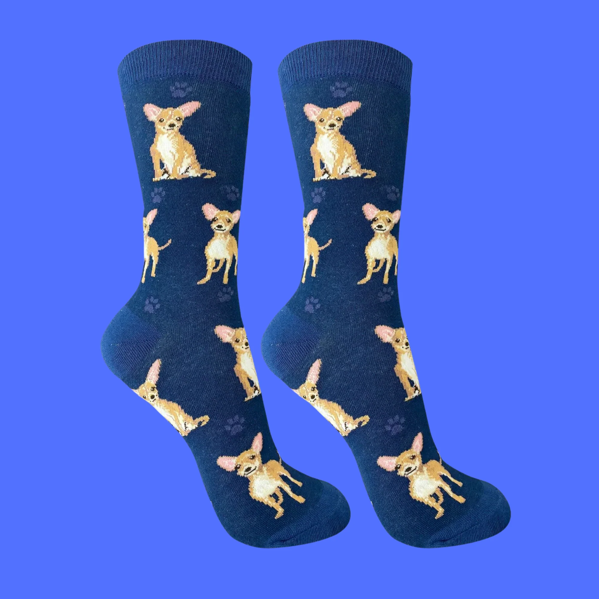 Tan Chihuahua Dog Full Body Socks - Image 2
