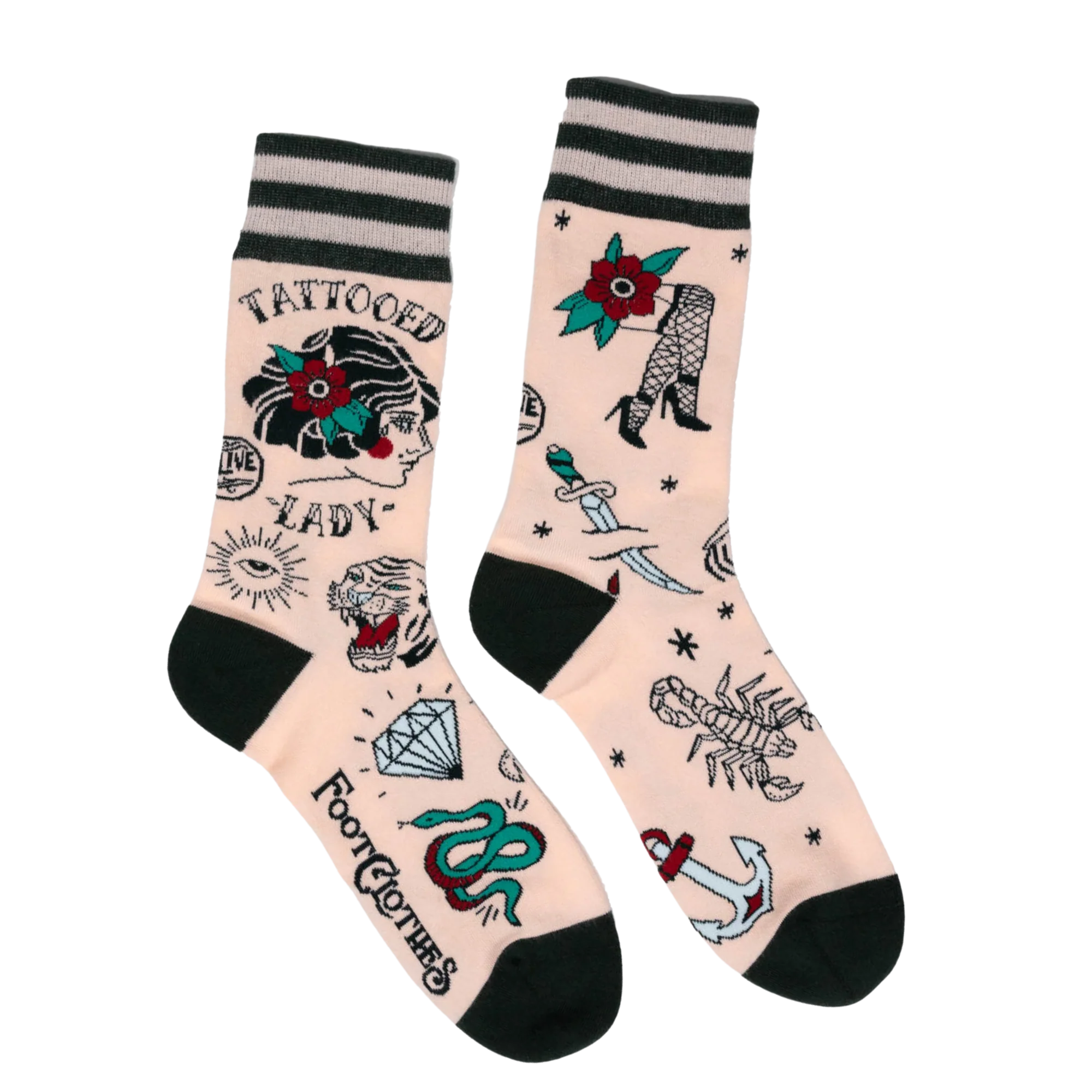 Tattooed Lady Socks