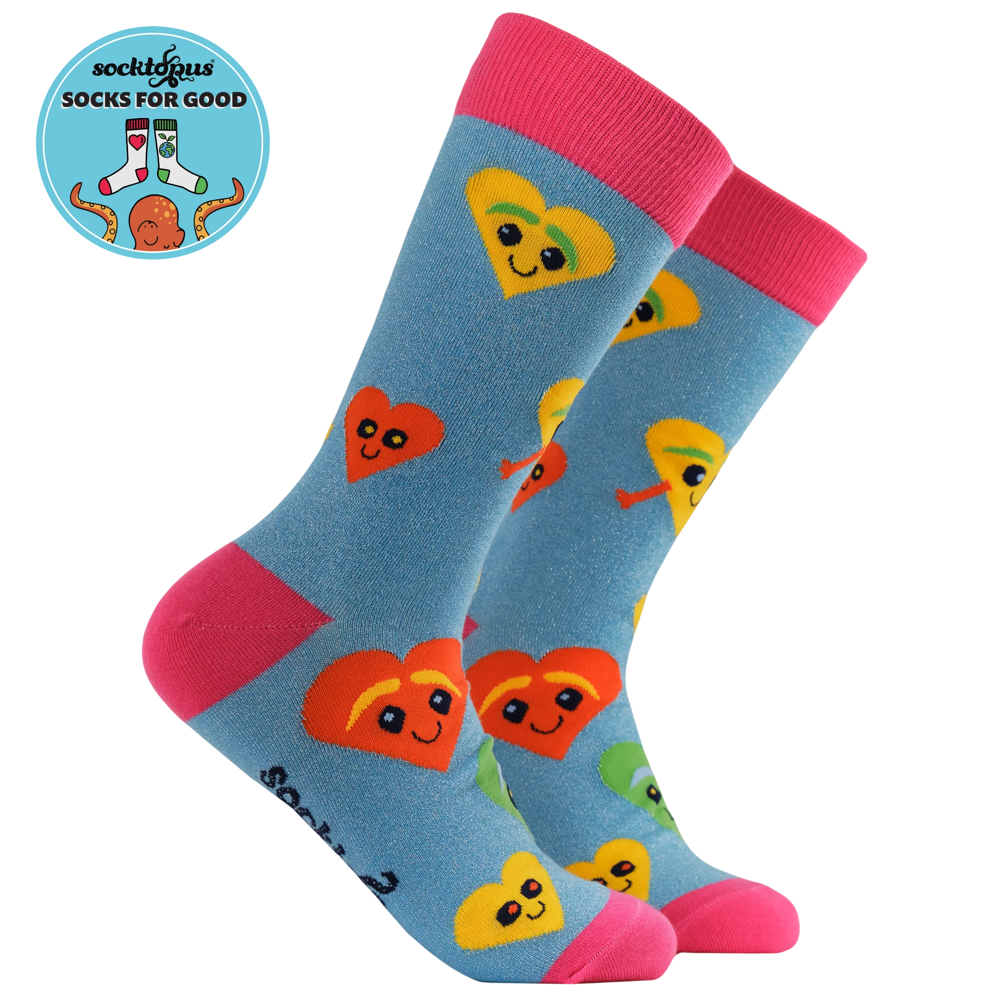 Tender X Socktopus - Lurex Hearts Socks