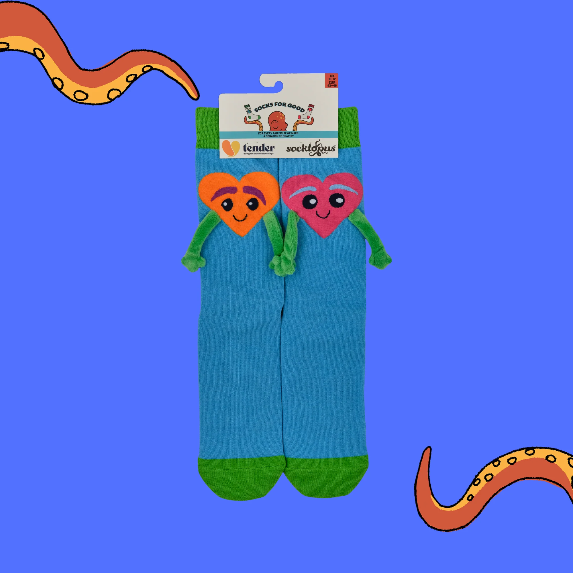 Tender x Socktopus - Magnetic Hands Socks - Image 10