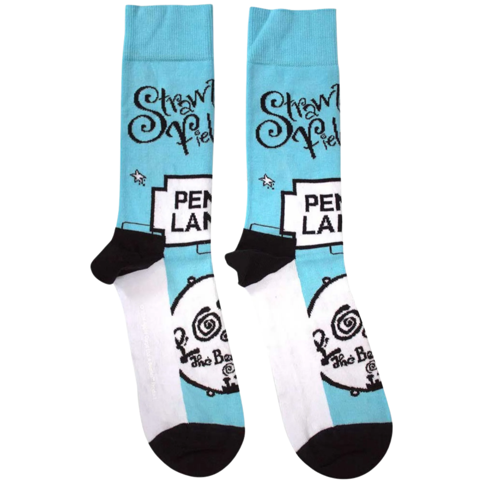 The Beatles Strawberry Fields/Penny Lane Socks