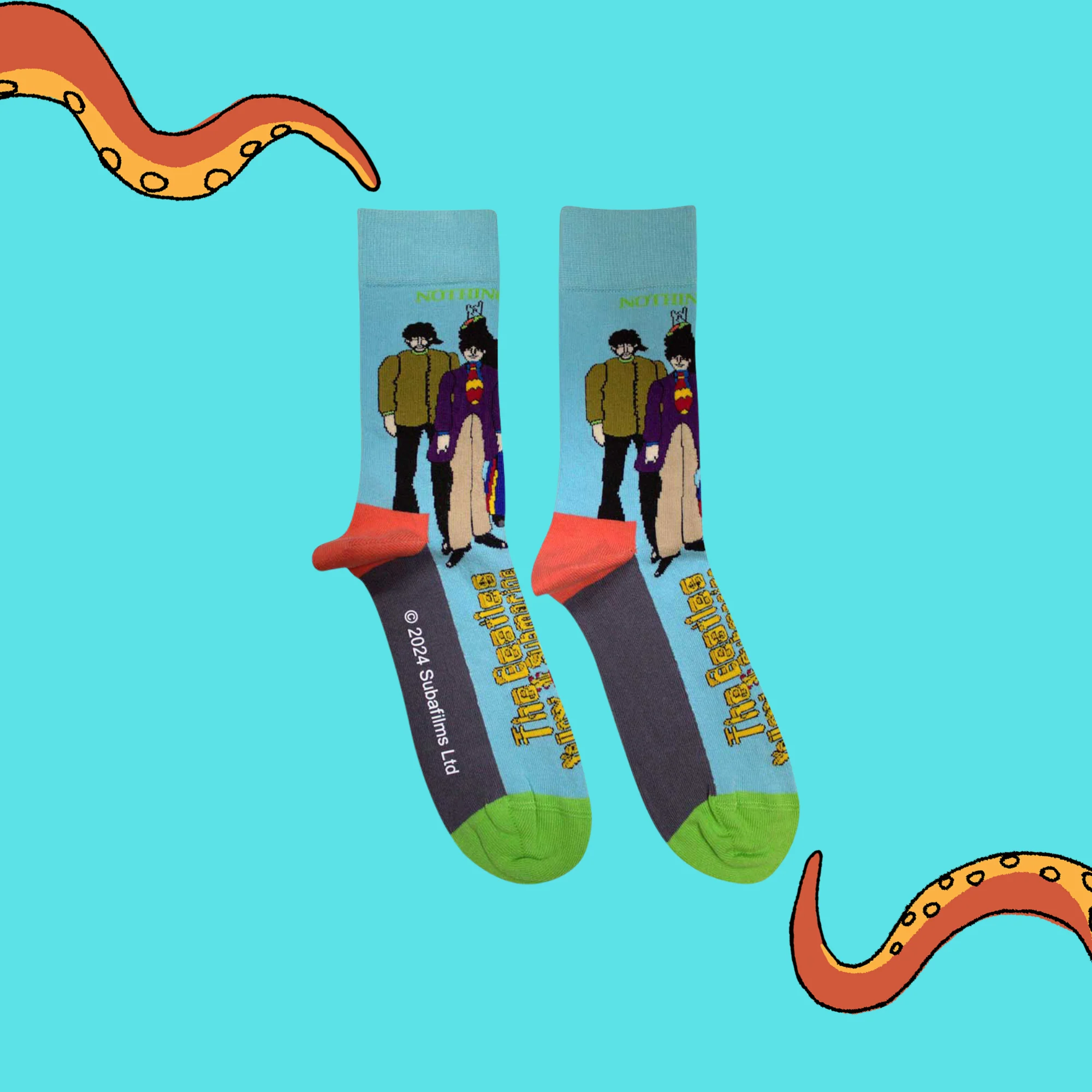 The Beatles 'Sub and Band' Socks - Image 2