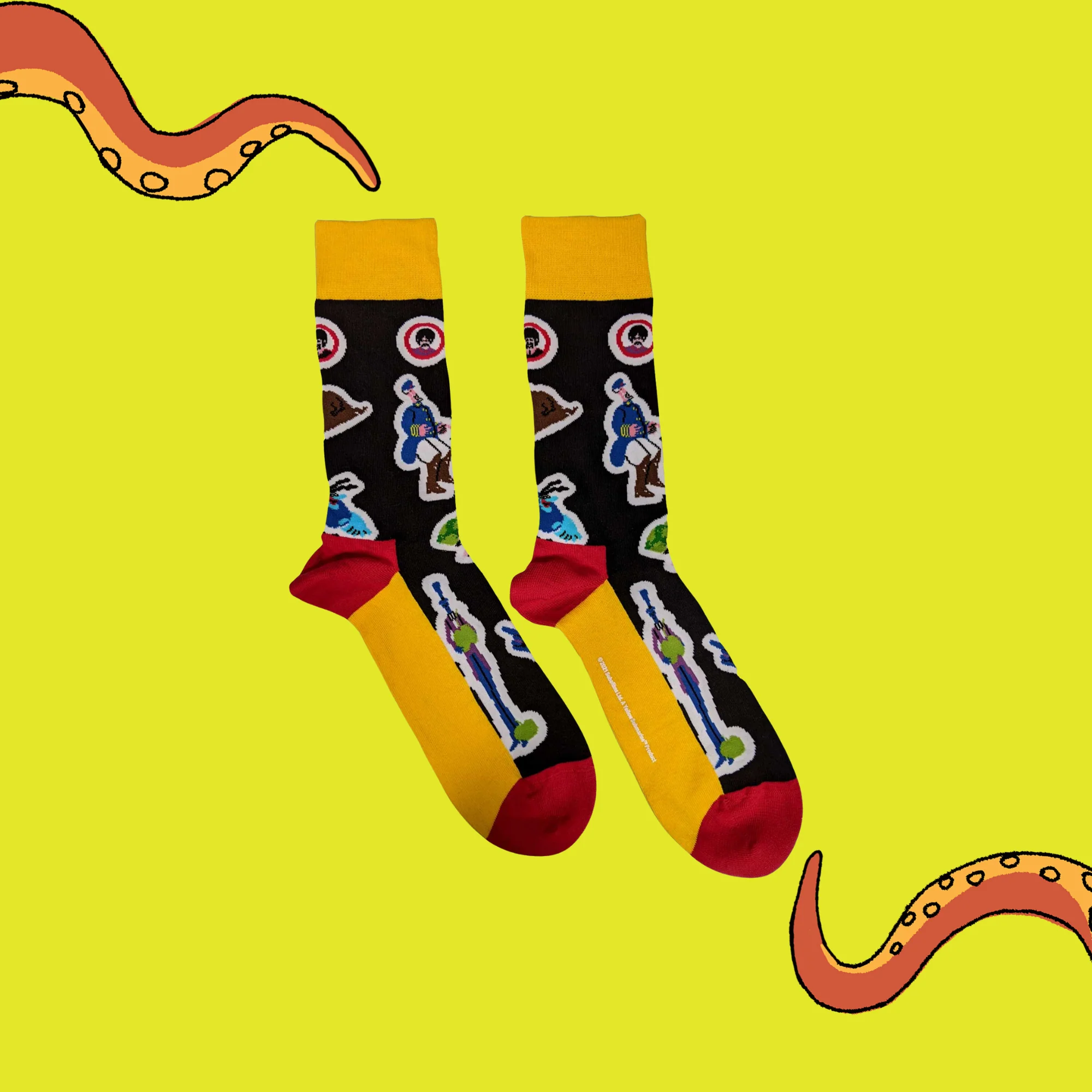 The Beatles Yellow Submarine Socks - Image 2