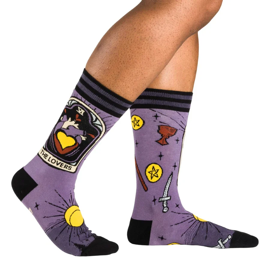 The Lovers Tarot Nouveau Crew Socks - Image 3