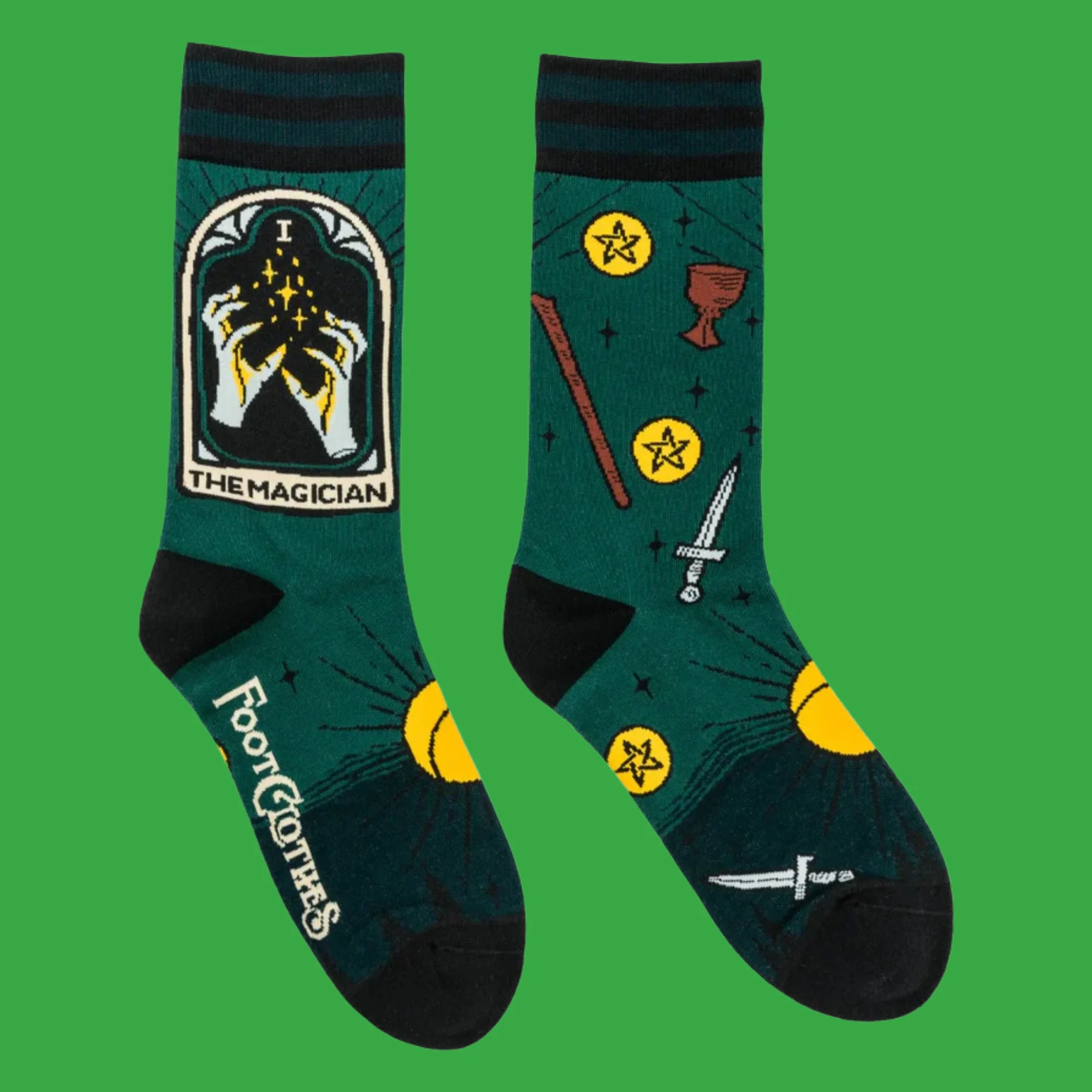 The Magician Tarot Nouveau Crew Socks - Image 2