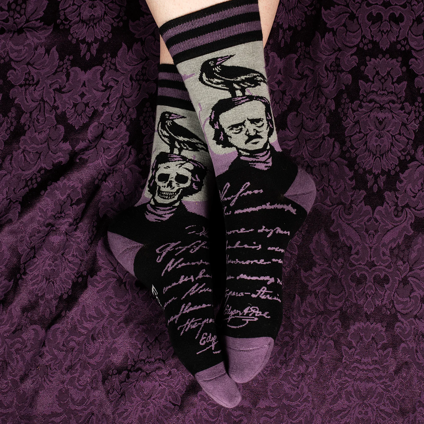 The Raven Poe Socks - Image 5