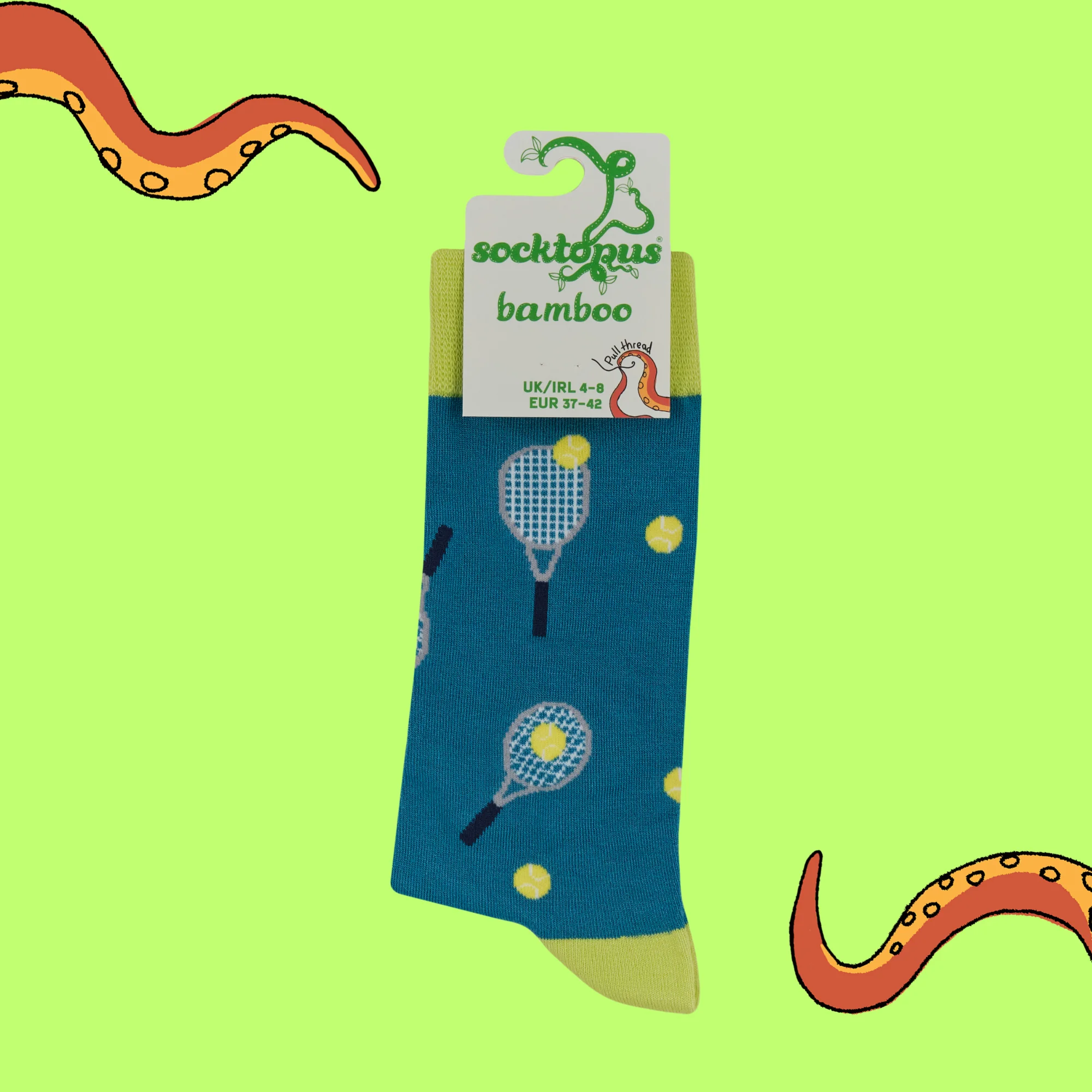 Bamboo Socks - Tennis - These Socks are Ace - Image 4