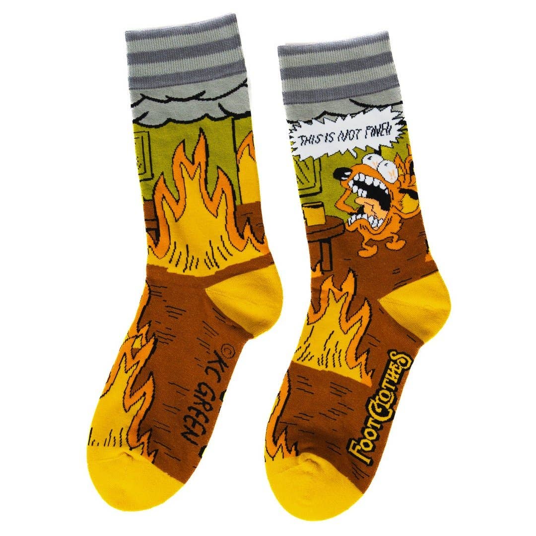 This is Fine: Also, Not Fine. Socks - Image 3
