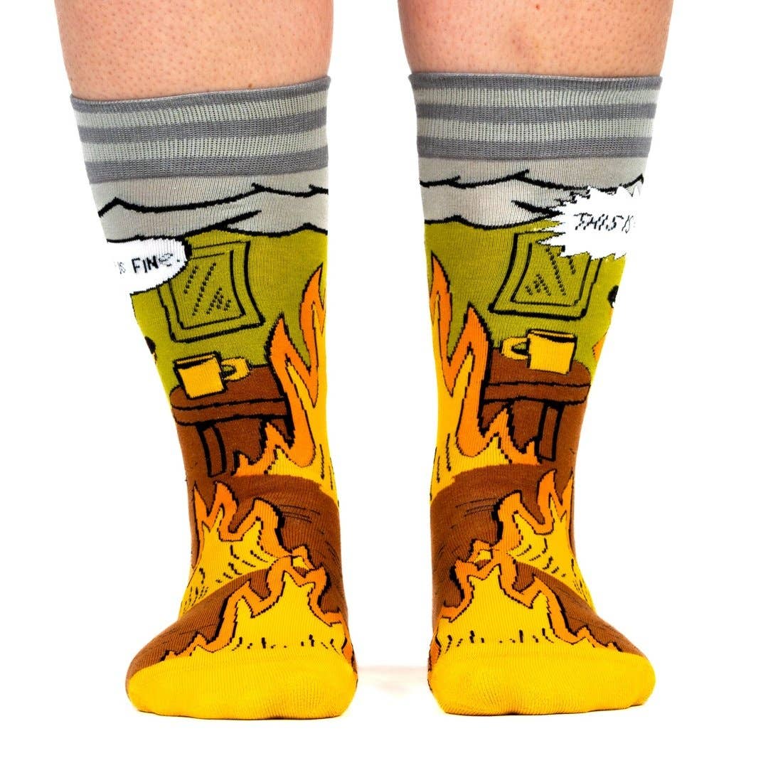 This is Fine: Also, Not Fine. Socks - Image 5