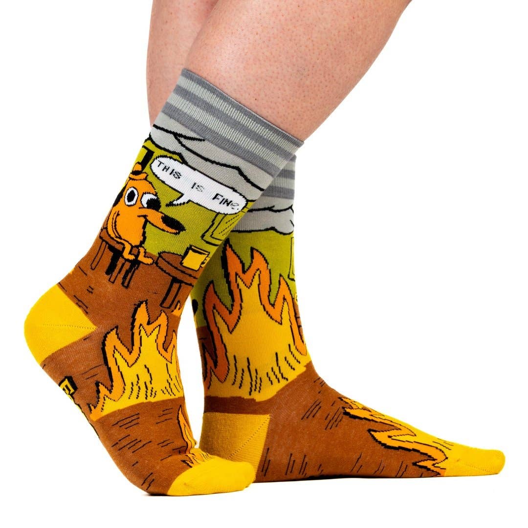 This is Fine: Also, Not Fine. Socks - Image 6
