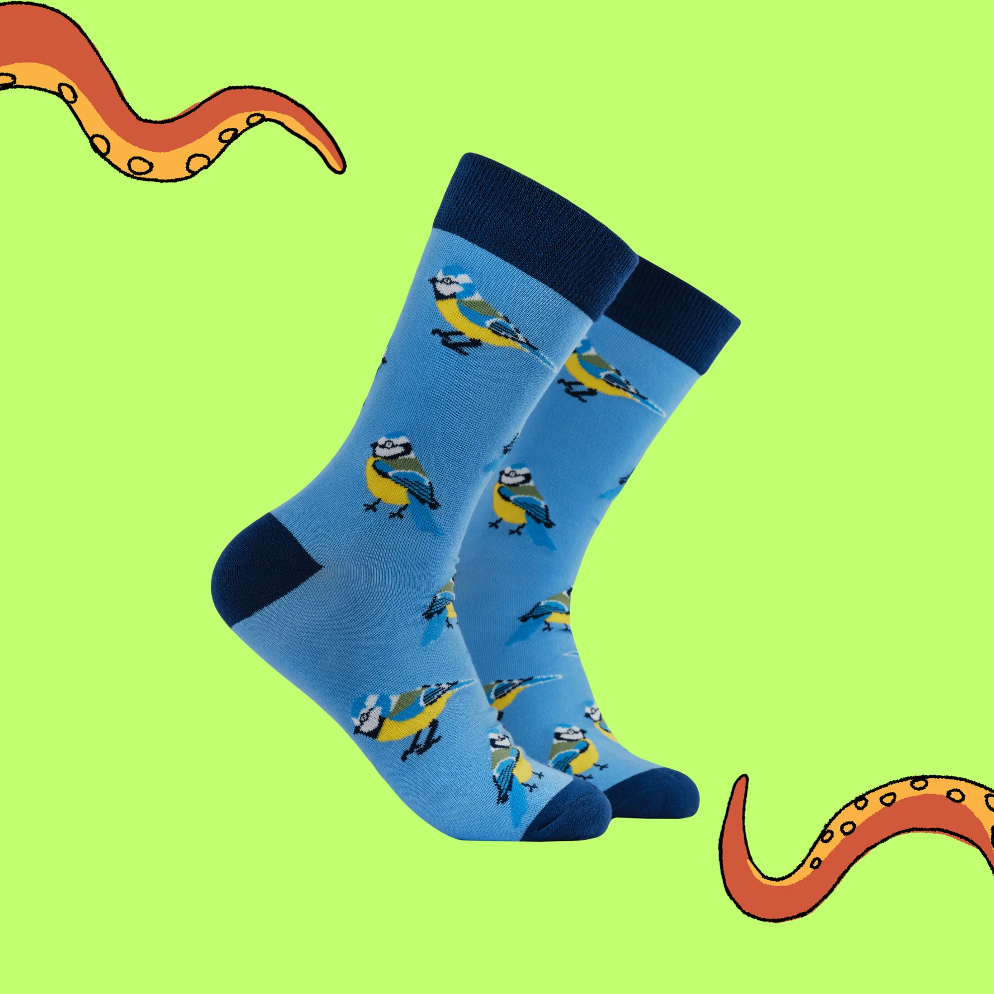 Bamboo Socks - Blue Tit - Tit for Tat - Image 2