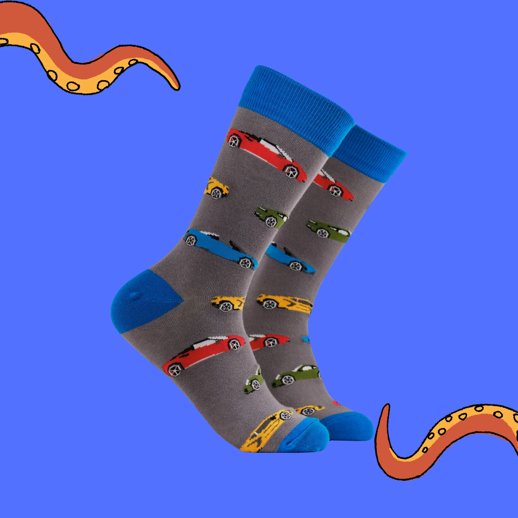 Race Car Socks - Toe Fast, Toe Furious - Image 2