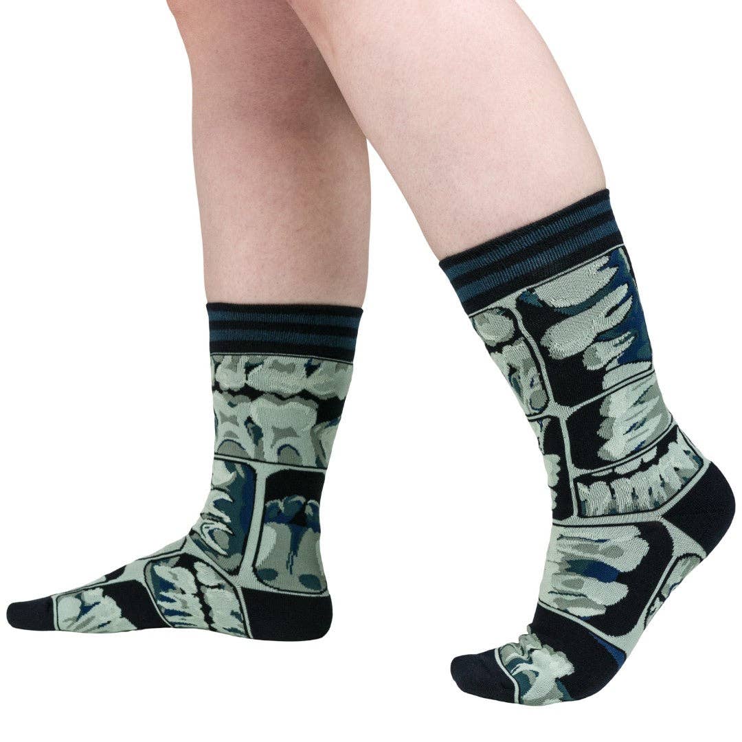 Too Cool for Flossing Teeth X-Ray Socks - Image 5