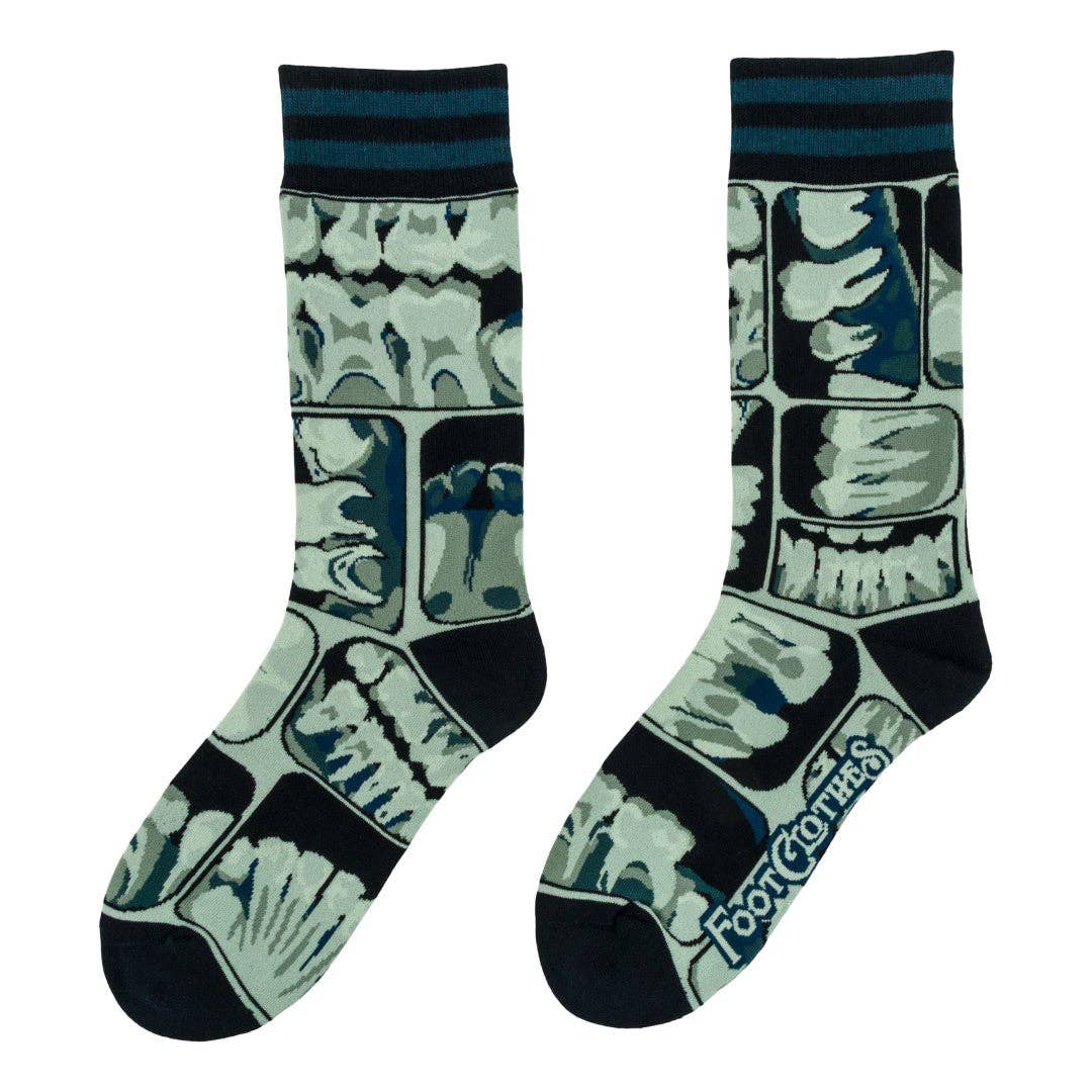Too Cool for Flossing Teeth X-Ray Socks - Image 6