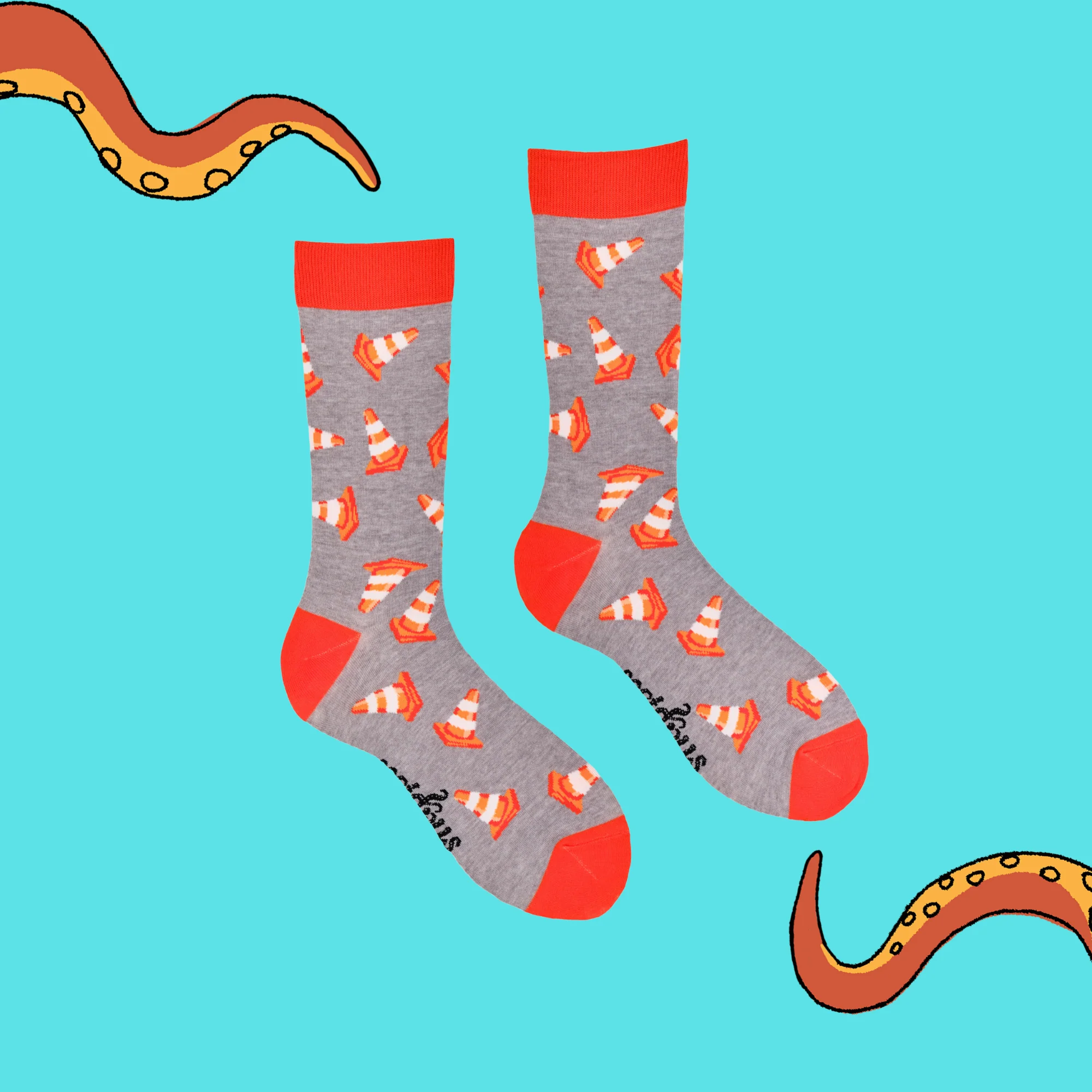 Traffic Cone Socks - Road Works - Image 3
