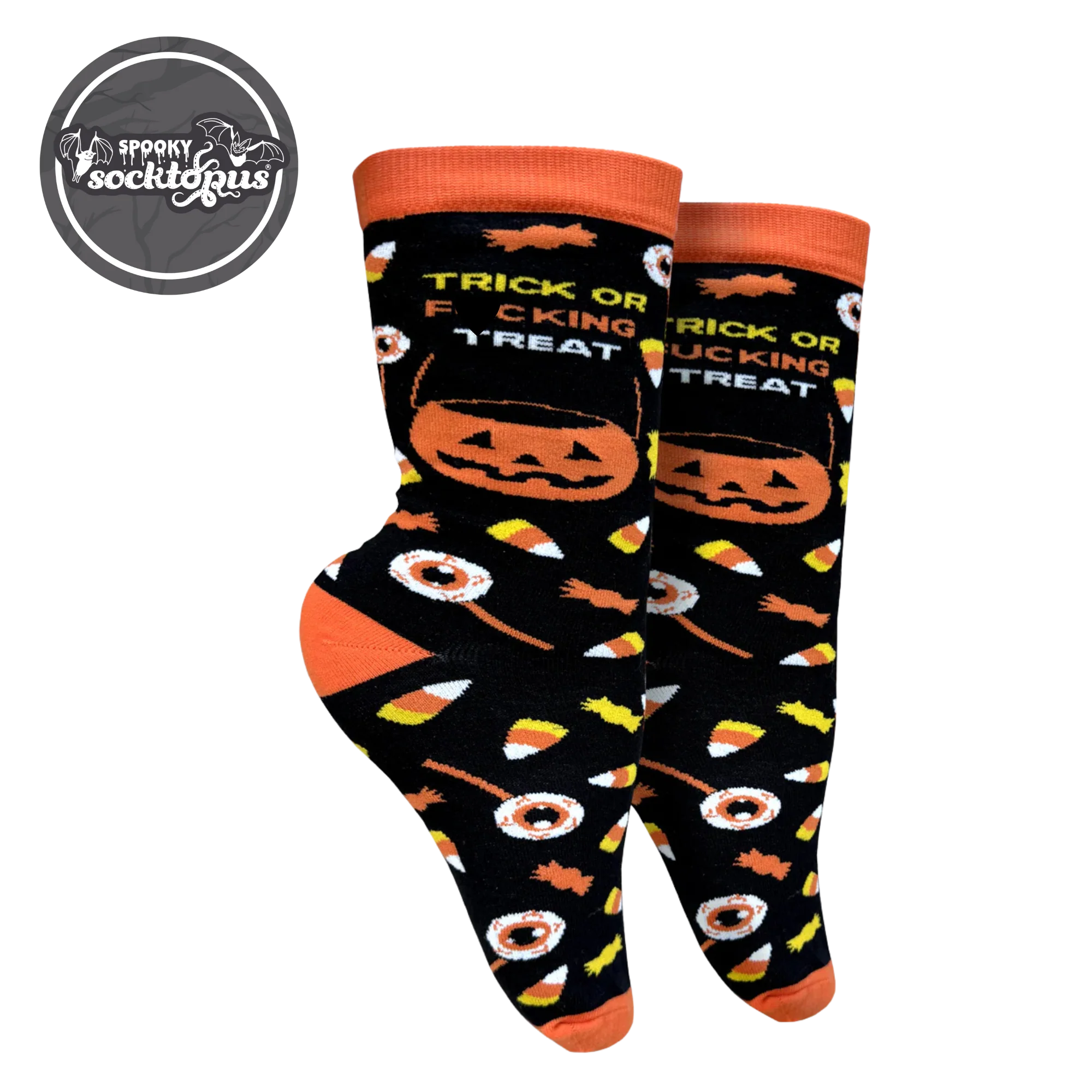 Trick or F**king Treat Socks - Small