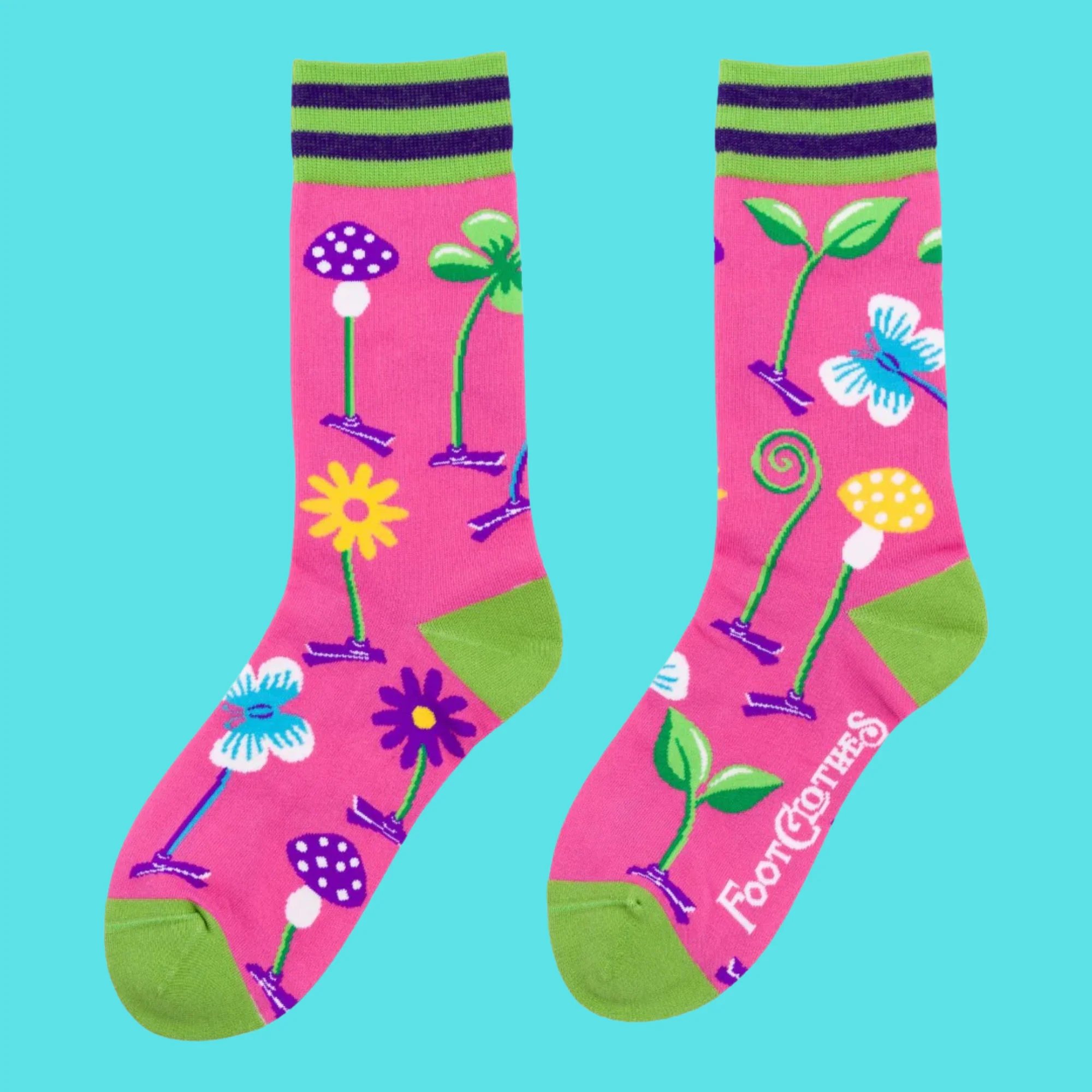 Trippy Clippies Crew Socks - Image 2