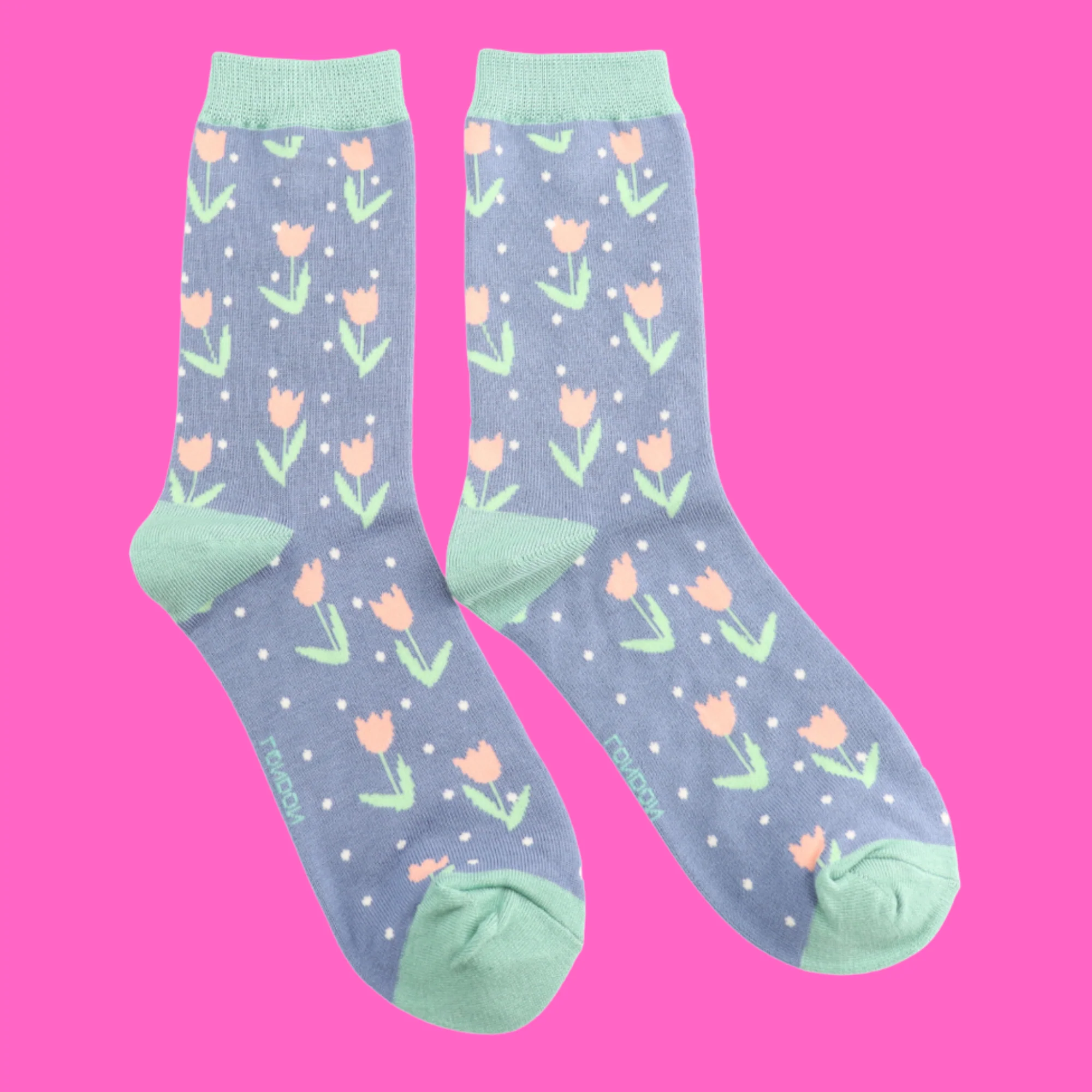 Bamboo Socks - Tulips Spots - Miss Sparrow - Image 2