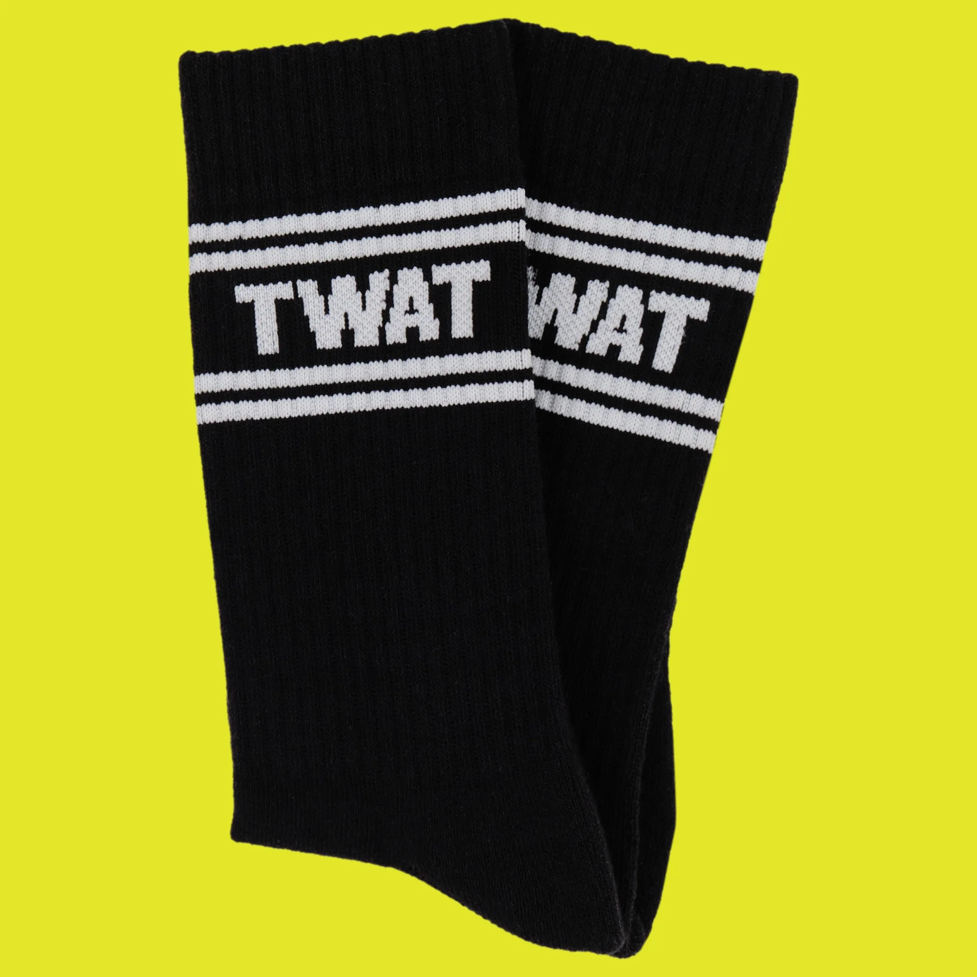 Sweary Sports Socks - Twat - Image 3