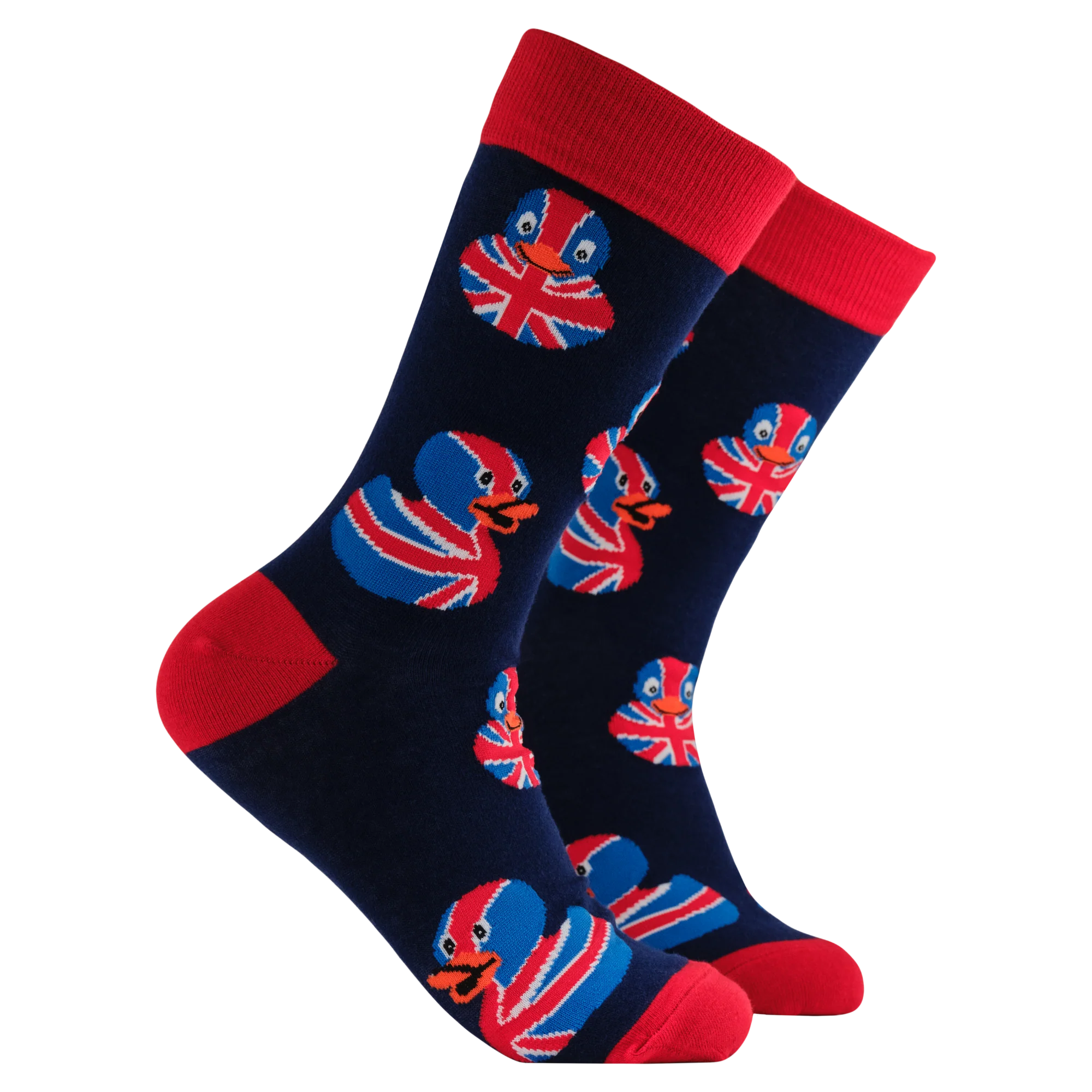 Union Jack Rubber Duck Socks