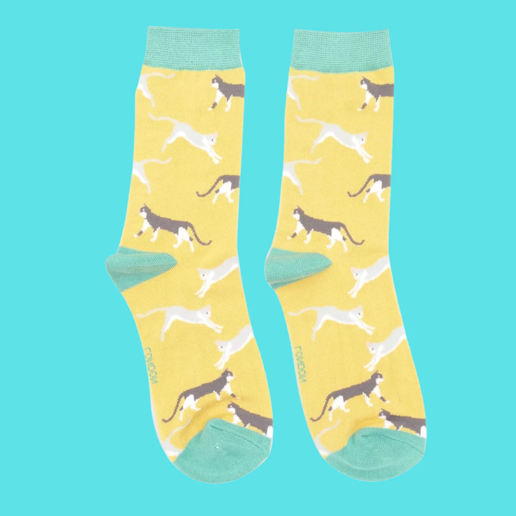 Bamboo Socks - Wandering Cats - Miss Sparrow - Image 4