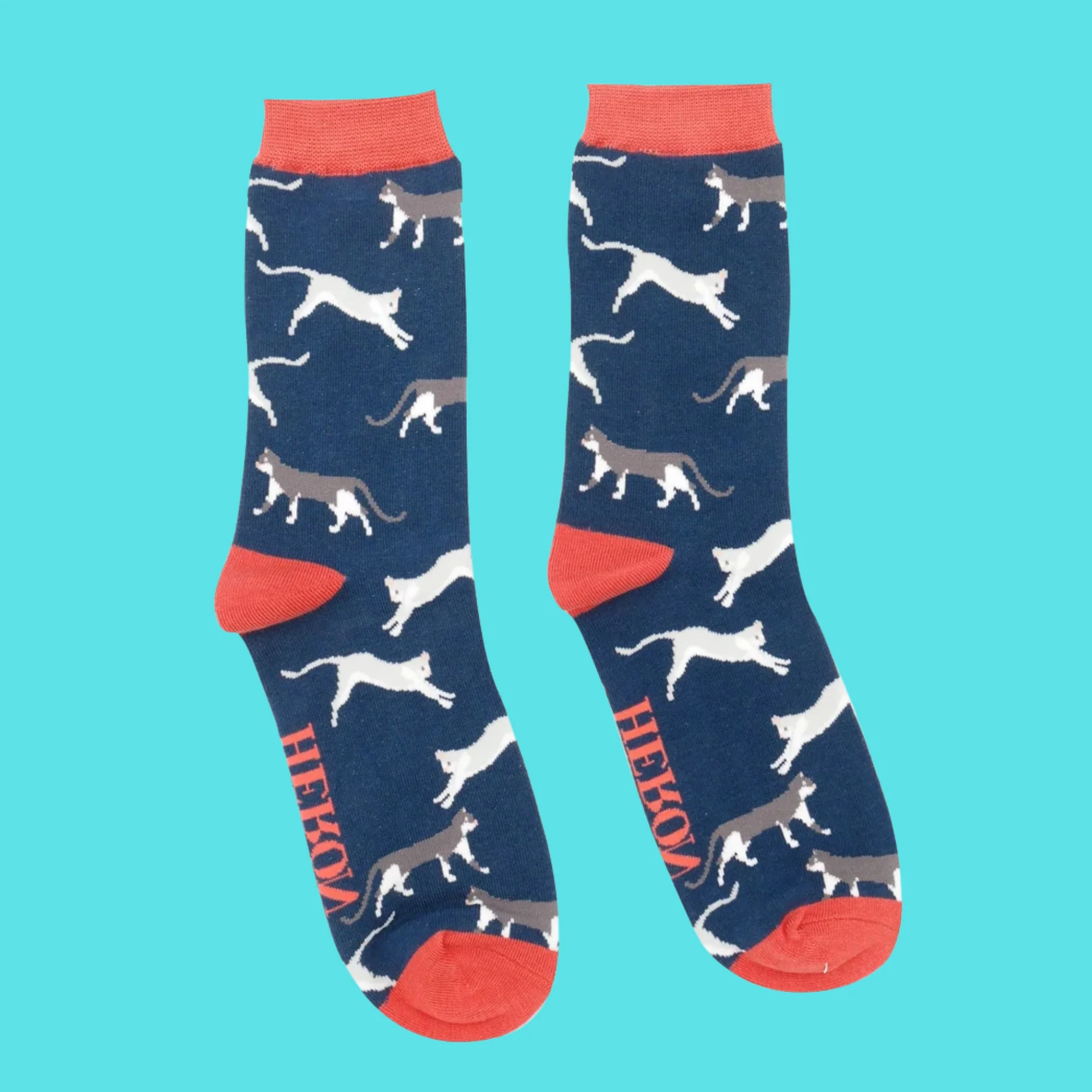 Bamboo Socks - Wandering Cats - Miss Sparrow - Image 5