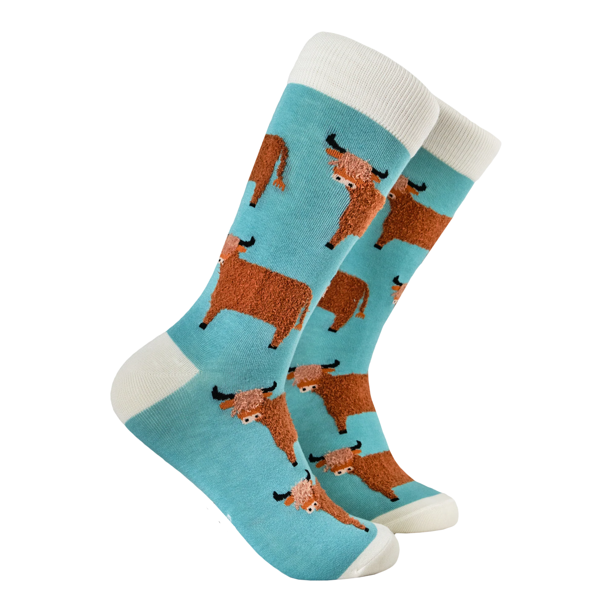 Bamboo Socks - Wee Hairy Coo Highland Cow - Image 5